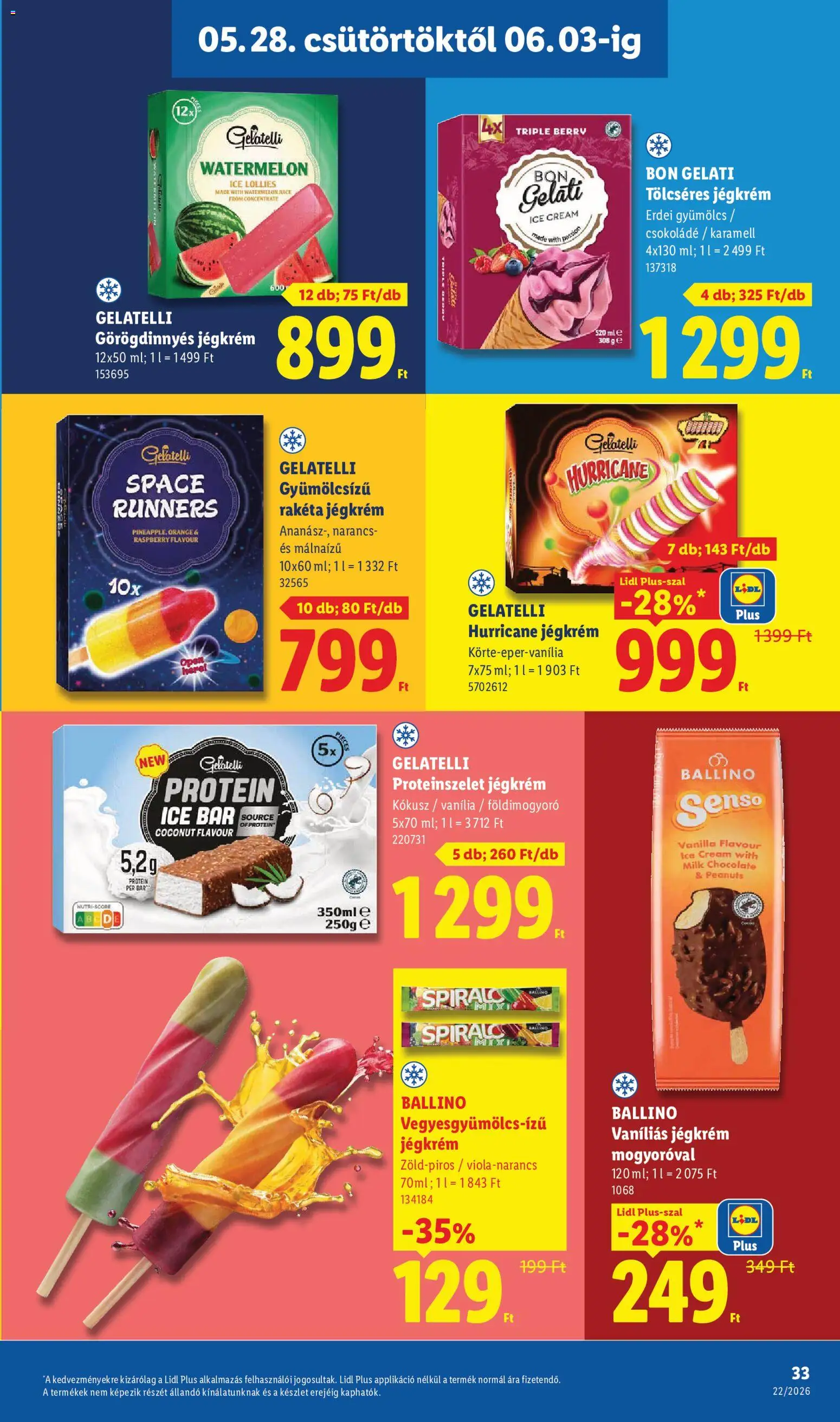 Lidl akciós ujság - amely érvényes a következő dátumtól: 28.05.2026 | Oldal: 33