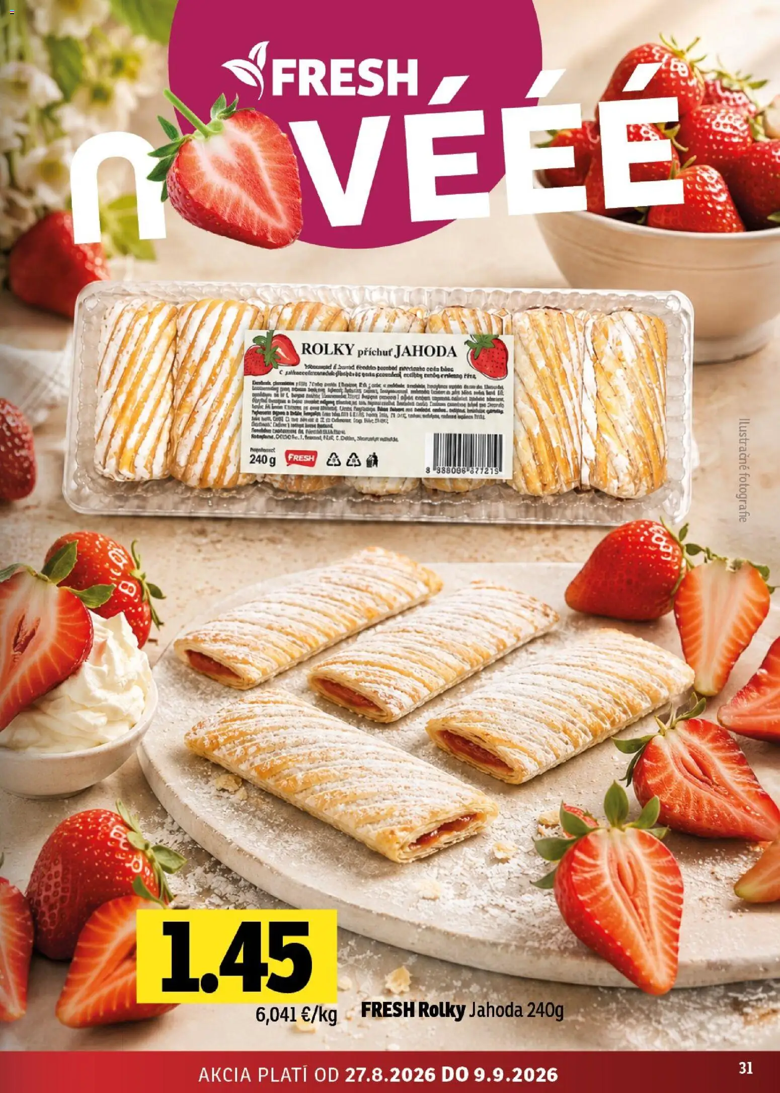 Nové Fresh akcie – leták je platný od 27.08.2026 | Strana: 31