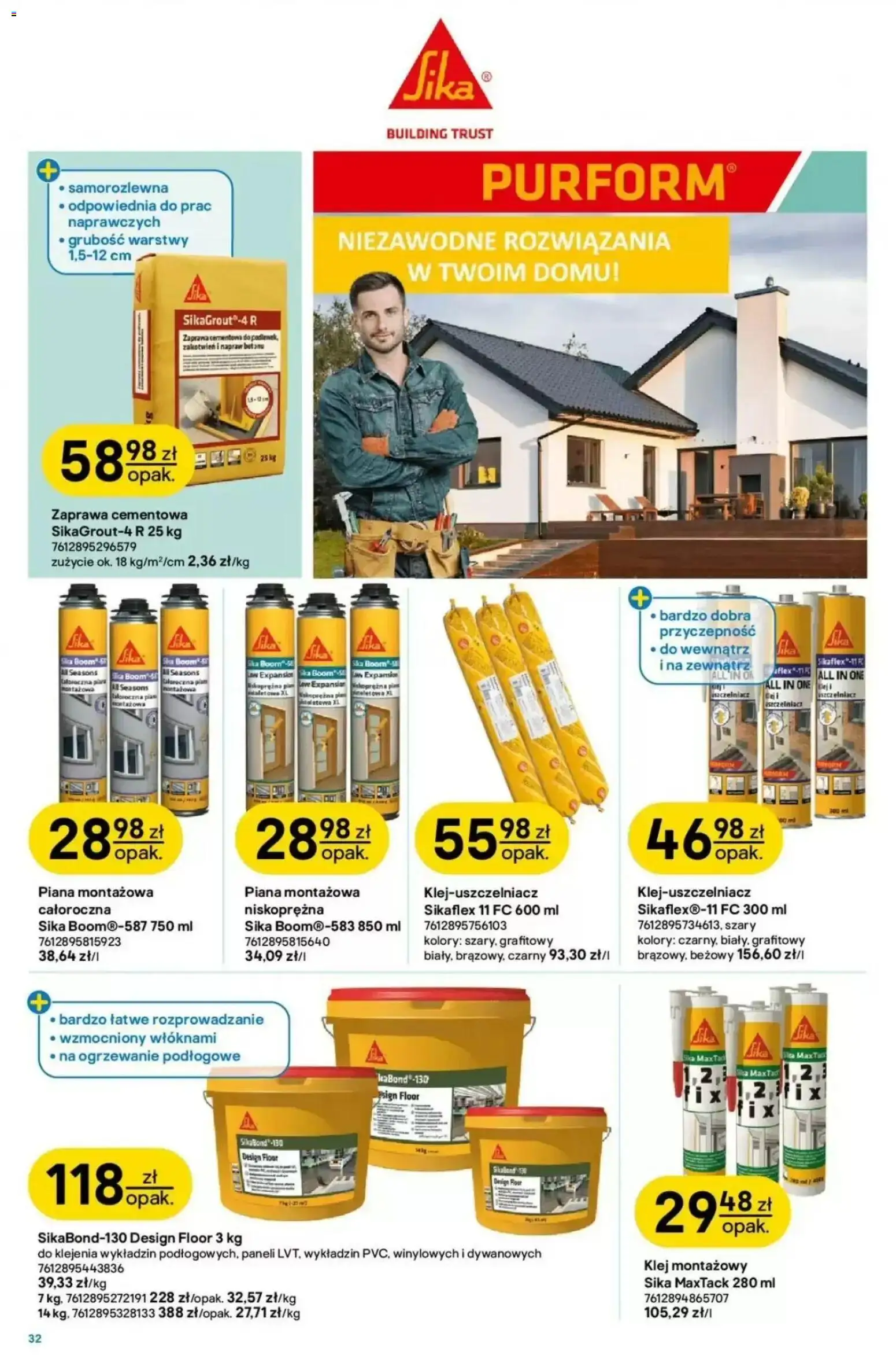 Castorama gazetka od 12.08.2026 | Strona: 32 | Produkty: Piana