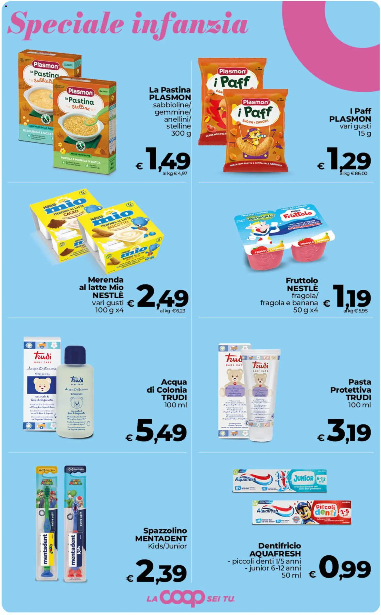 Volantino Ipercoop del 23/10/2026 | Pagina: 42 | Prodotti: Acqua, Pasta, Zucca, Cacao