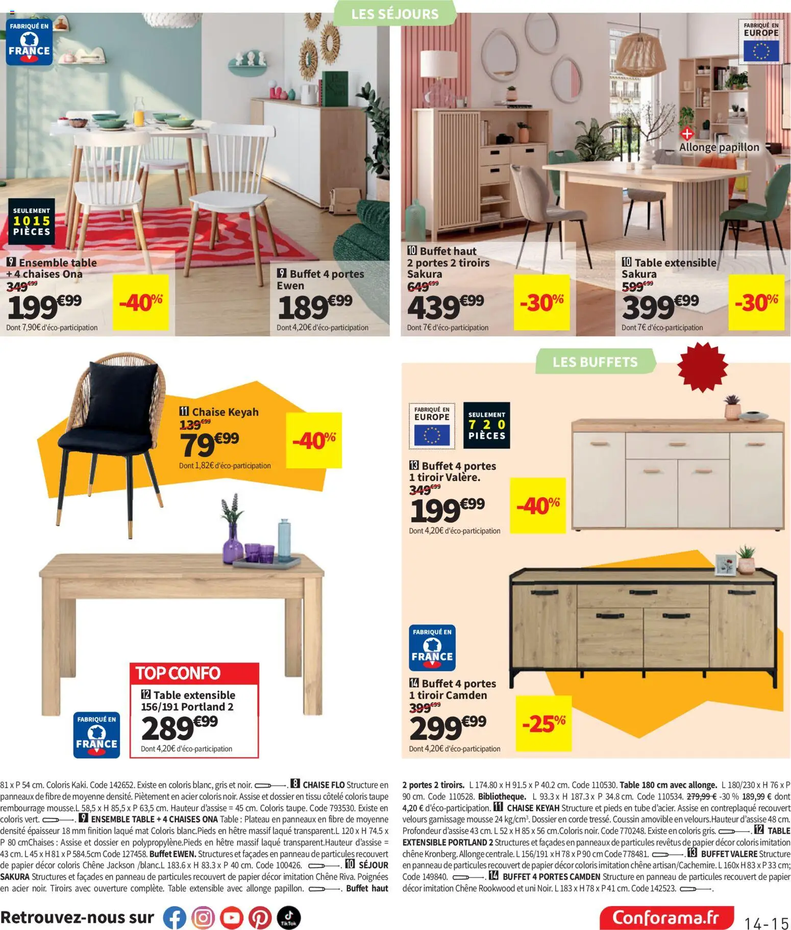 {H1} | Page: 15 | Produits: Plateau, Poignées, Table, Chaise