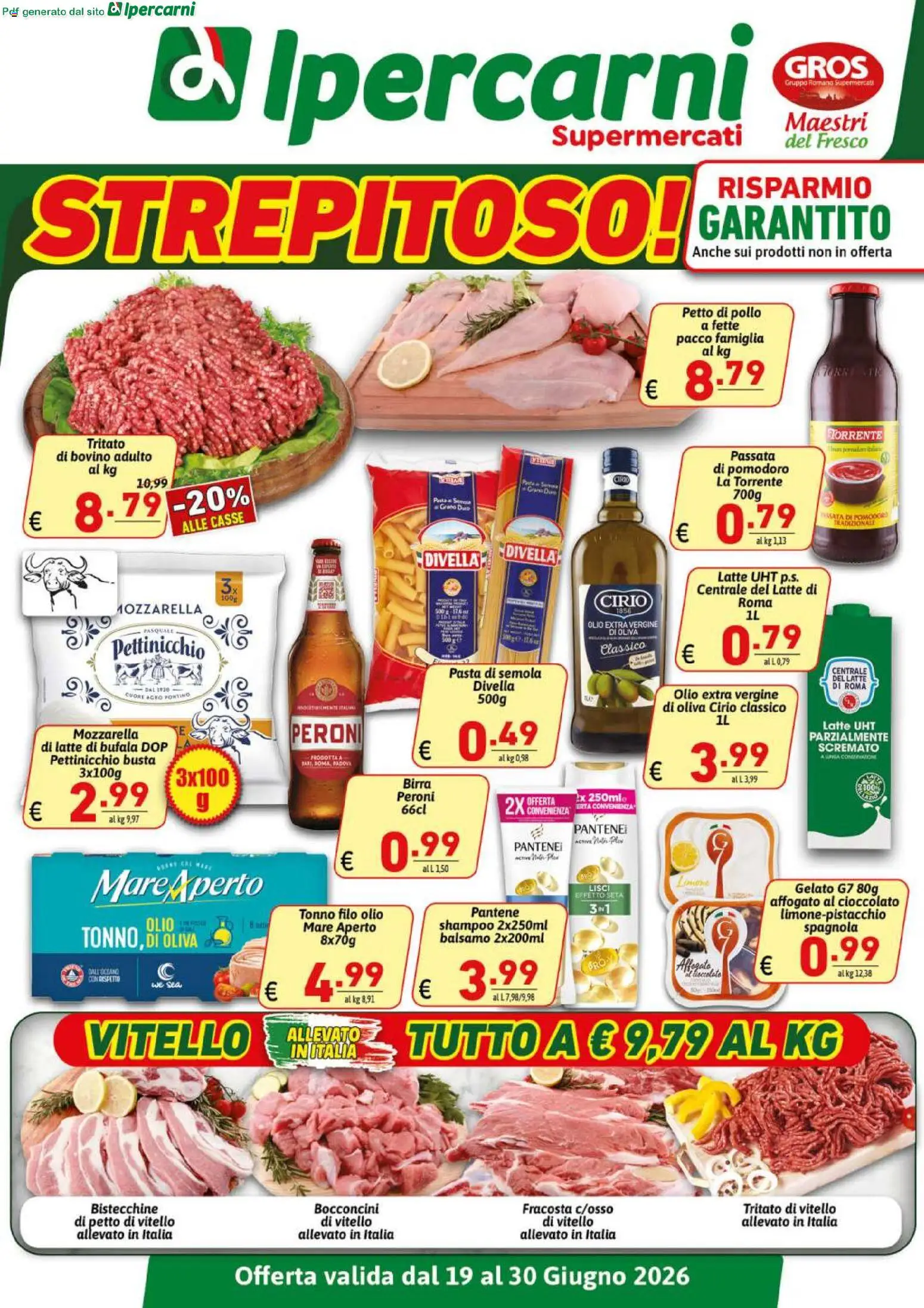 Volantino Ipercarni del 19.06.2026 | Pagina: 1
