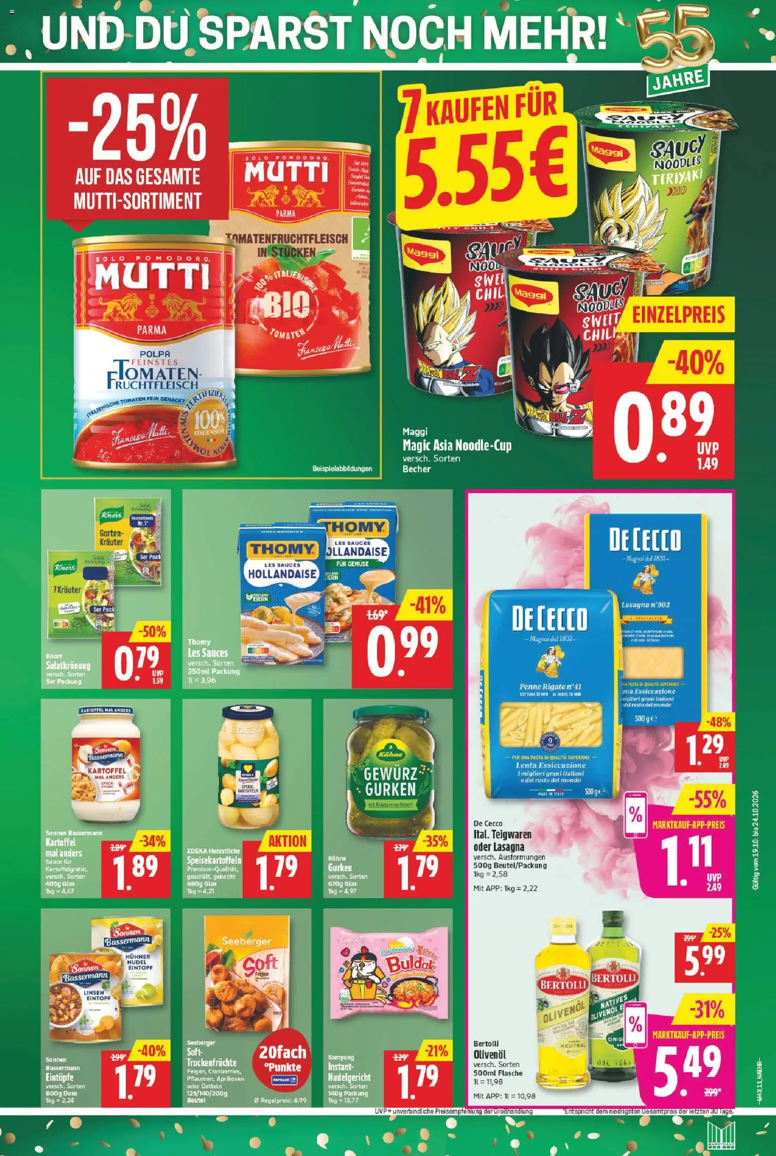 Marktkauf Prospekt – gültig ab 19.10.2026 | Seite: 11 | Produkte: Maggi, Knorr, Trockenfrüchte, Gurken
