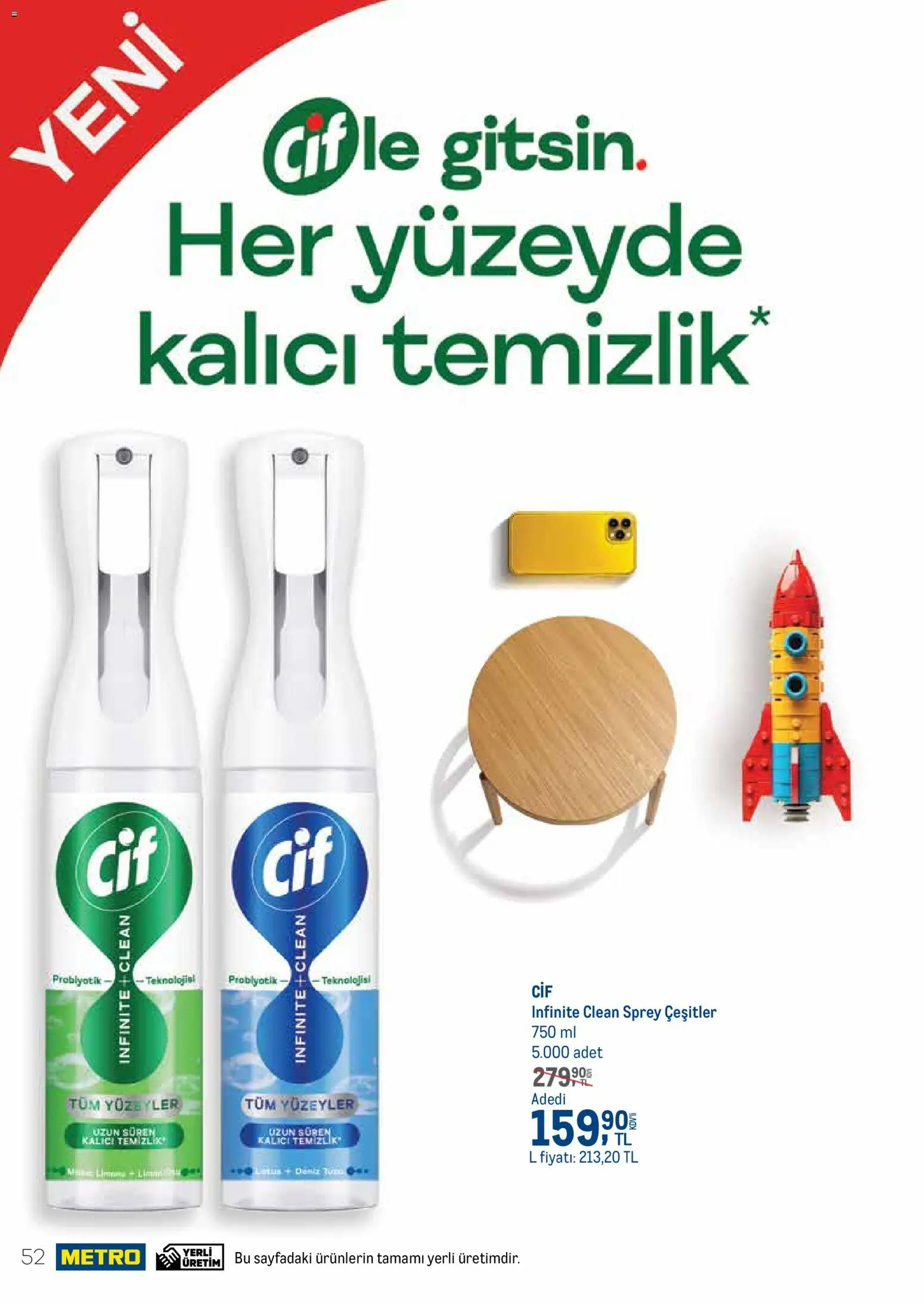 Metro - Temizlik | Kişisel bakım - 01 Temmuz 2026 tarihinden itibaren geçerlidir | Sayfa: 52