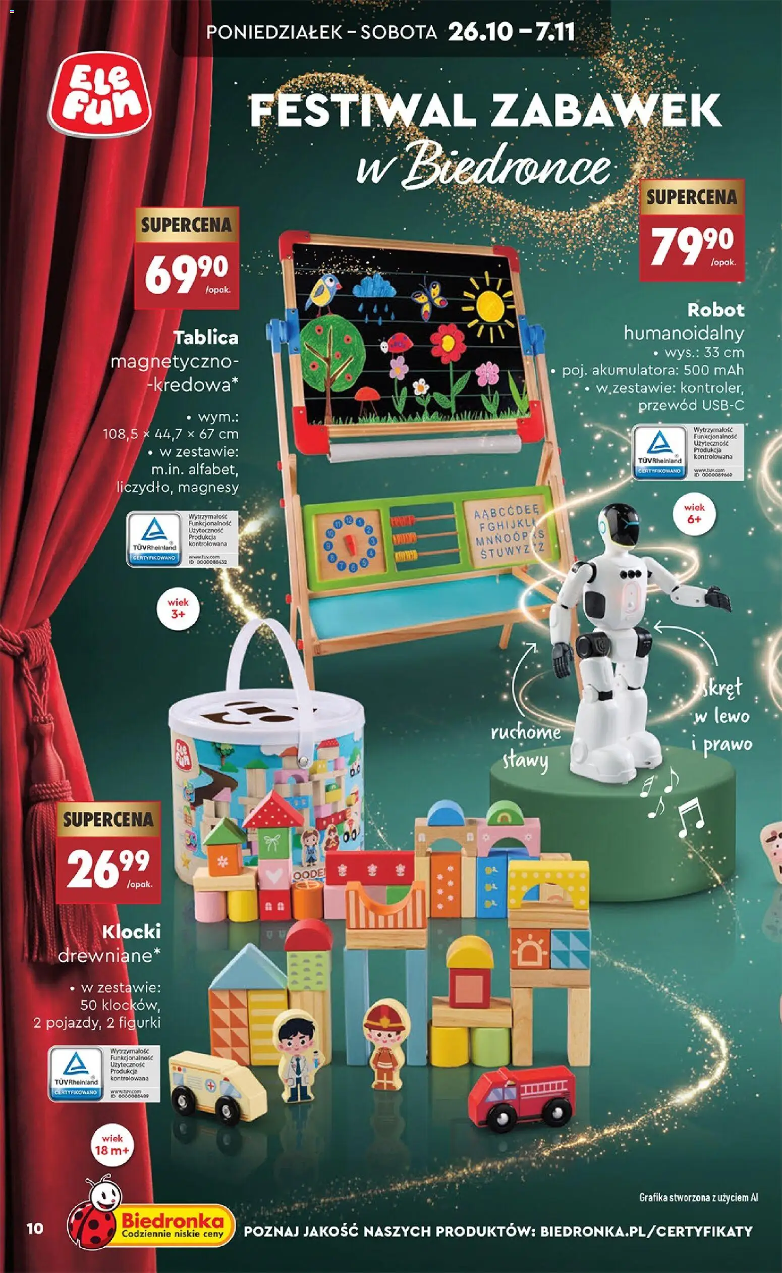 Biedronka Polsko leták - Hity i inspiracje od 24.10.2026 | Strana: 12 | Produkty: Robot