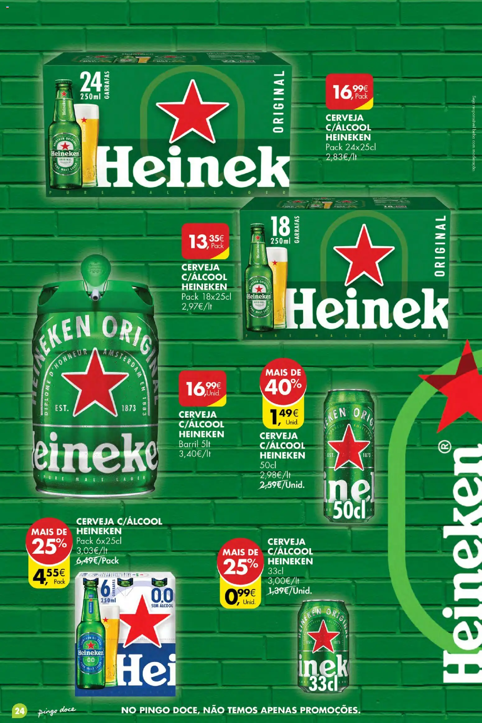 Pingo Doce Poupe Esta Semana Açores │ válido de 09/07/2026 | Página: 24 | Produtos: Cerveja