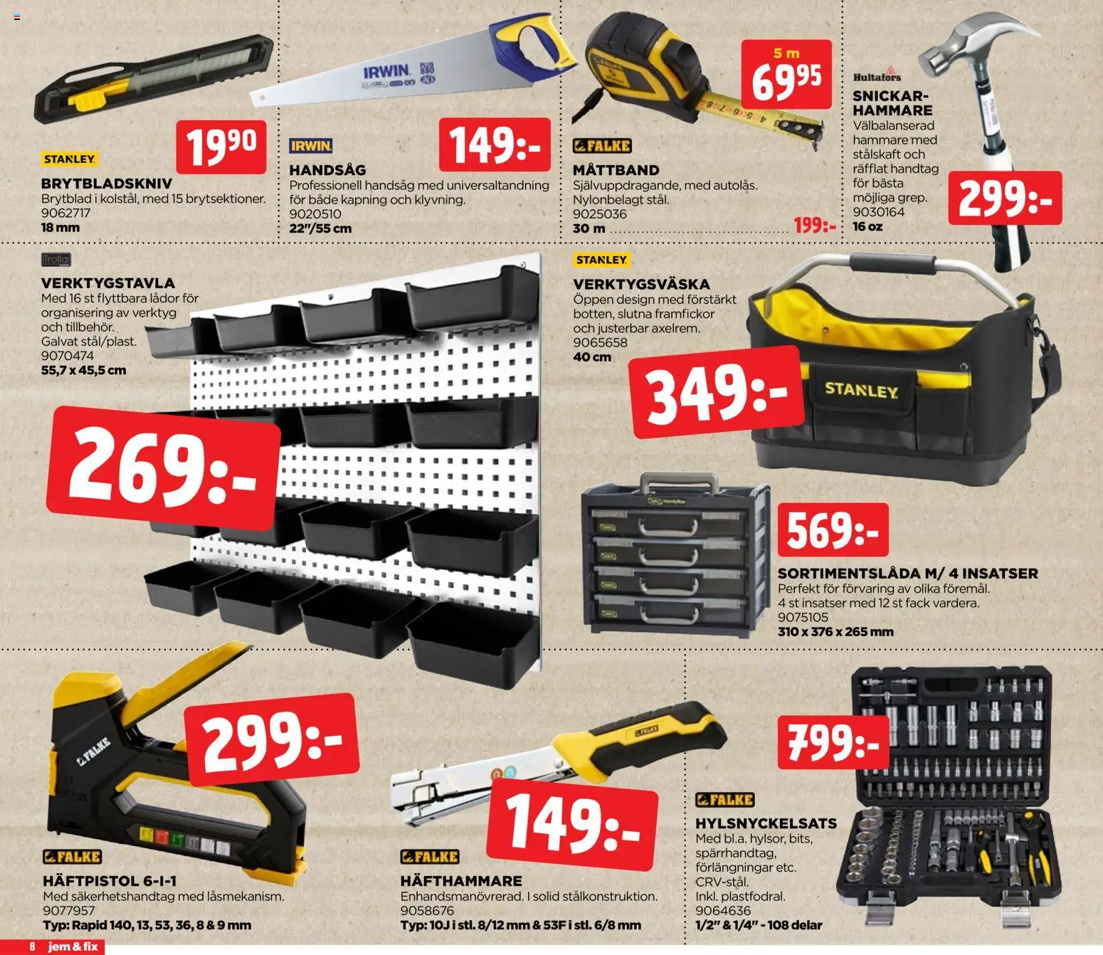 Jem & Fix reklamblad aktuell från 22/06/2026 | Sida: 8
