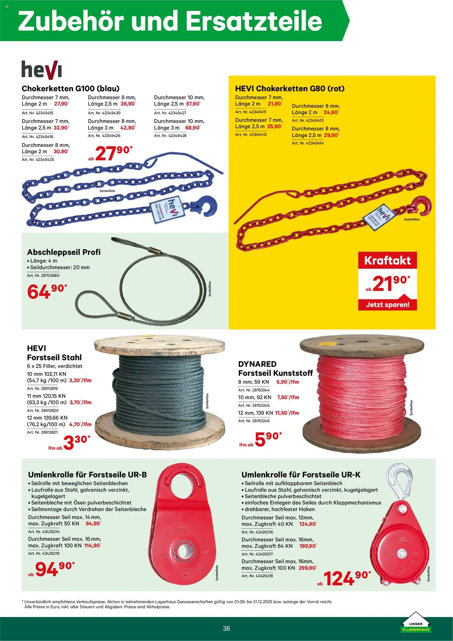 Lagerhaus Forstkatalog gültig ab 01.01.2025 | Seite: 38