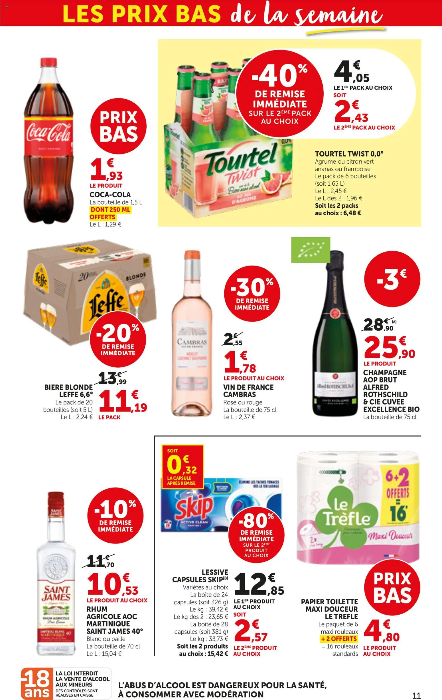 {H1} | Page: 11 | Produits: Framboise, Capsules, Rhum, Bouteille