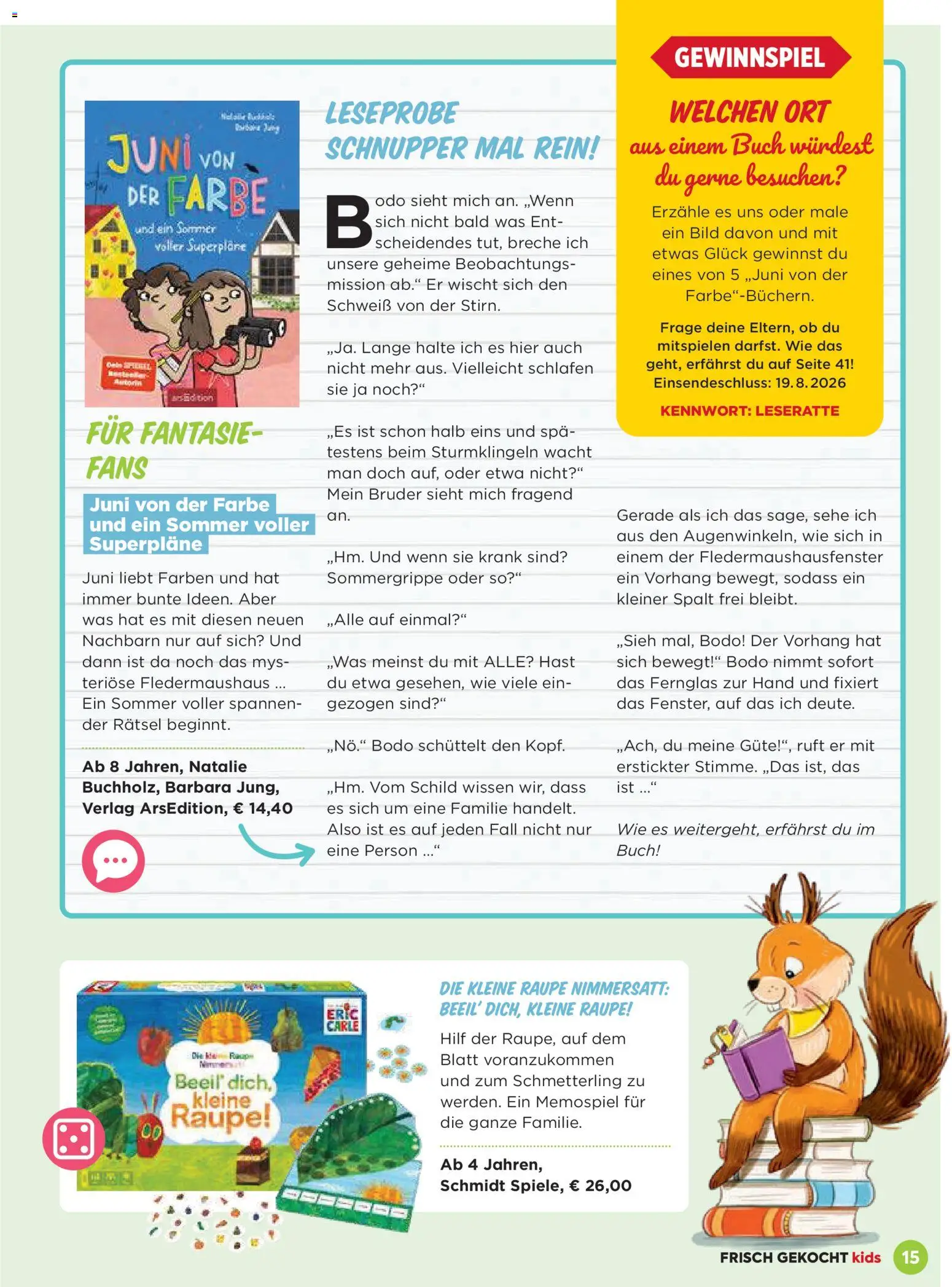 Billa Frisch Gekocht Kids gültig ab 01.06.2026 | Seite: 15