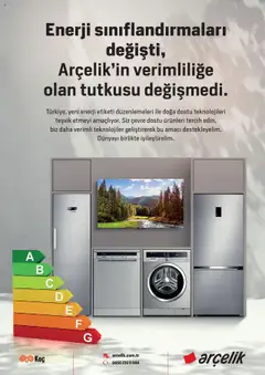 19 Şubat 2024 tarihinden itibaren geçerli olan Arçelik kataloğu önizlemesi