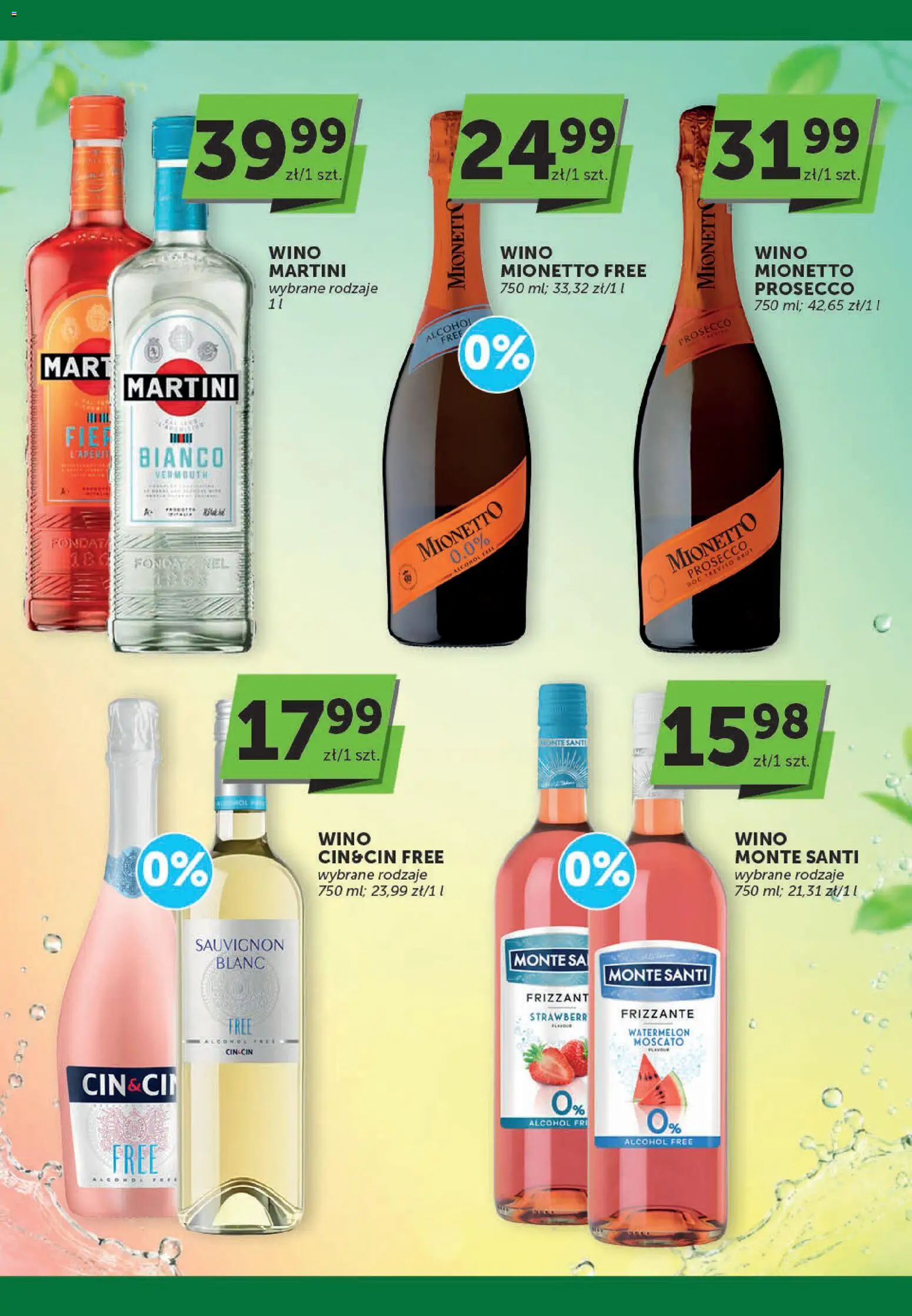 Groszek gazetka alkoholowa od 03.09.2026 | Strona: 2 | Produkty: Vermouth, Monte Santi, Wino, Prosecco