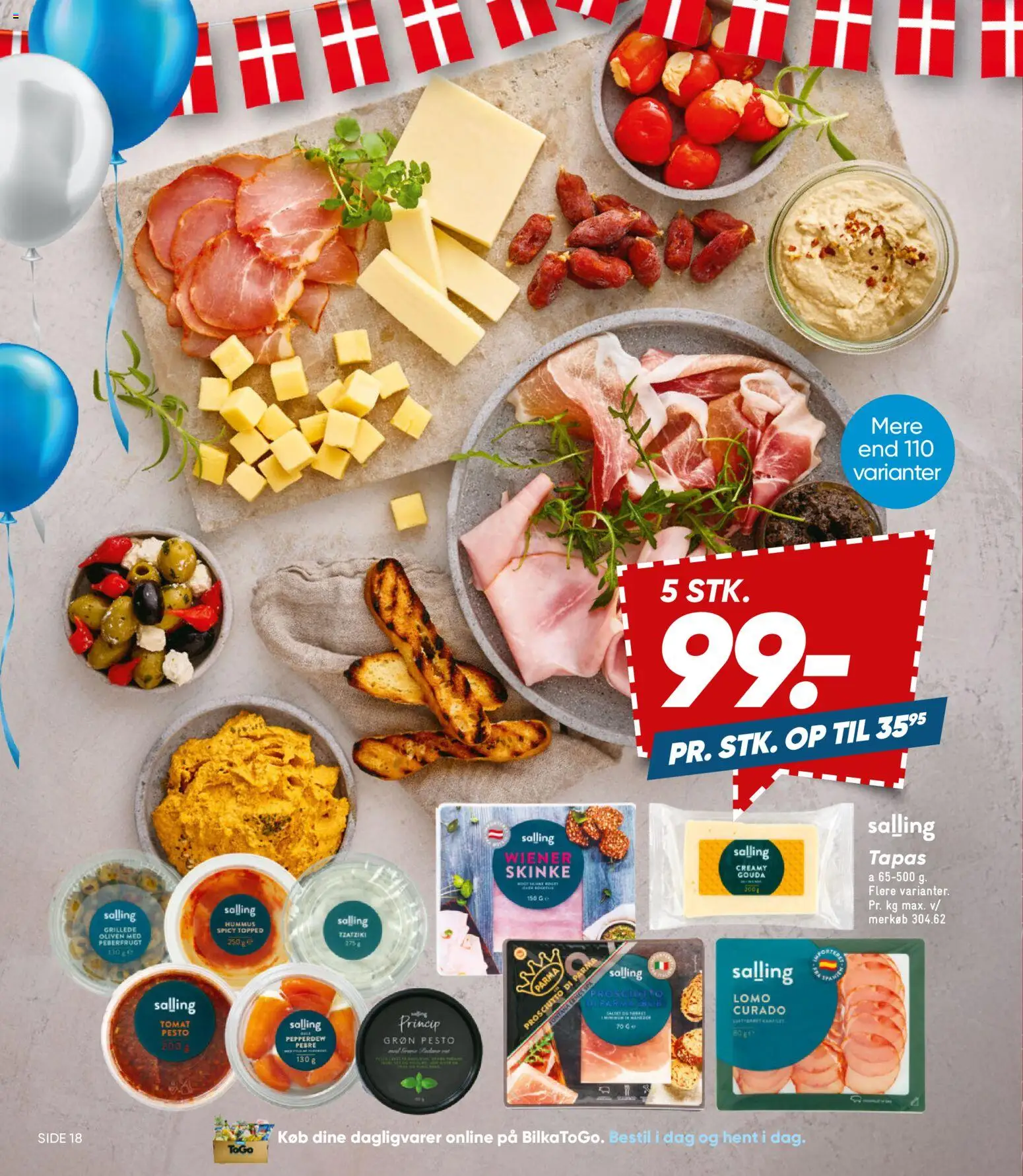 Bilka tilbudsavis – gyldig fra 04/09/2026 | Side: 22 | Produkter: Dagligvarer, Tzatziki, Oliven, Peberfrugt