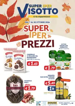 Anteprima del volantino Visotto volantino valido a partire dal 07/10/2026 | Pagina: 1 | Prodotti: Yogurt, Olio, PC, Olio extra vergine