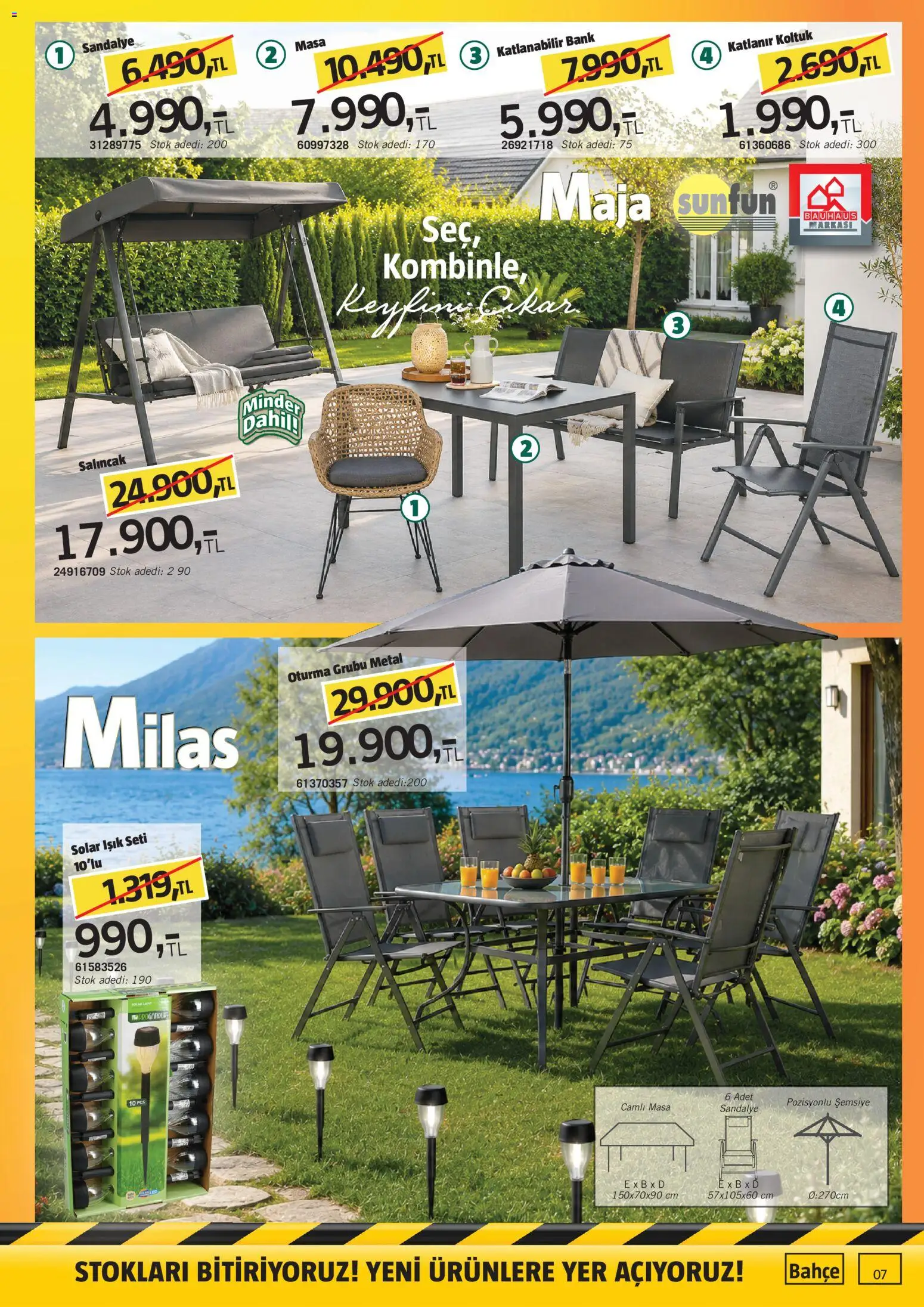 Bauhaus Katalog - 01 Ağustos 2026 tarihinden itibaren geçerlidir | Sayfa: 7