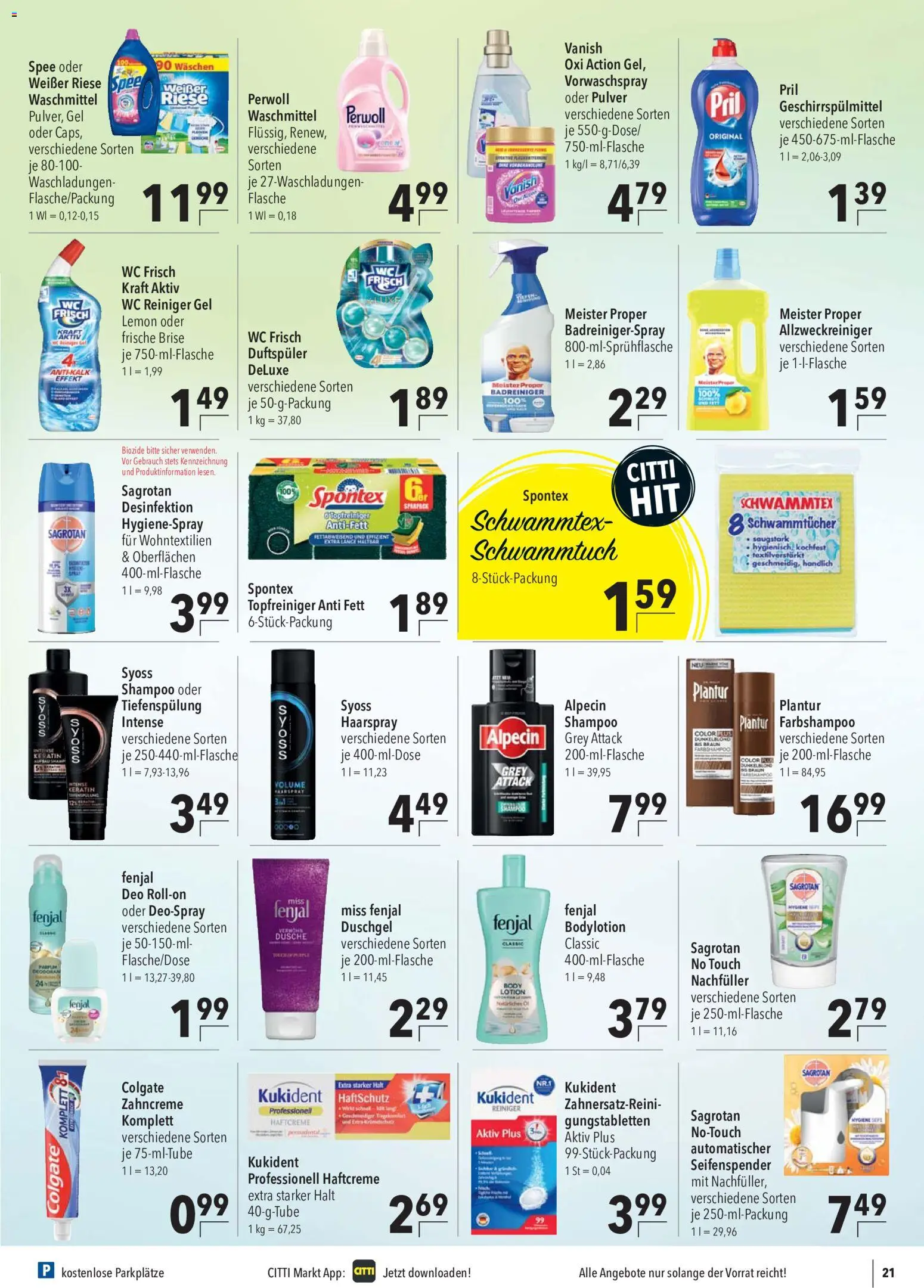 CITTI Markt Prospekt – gültig ab 28.10.2026 | Seite: 21