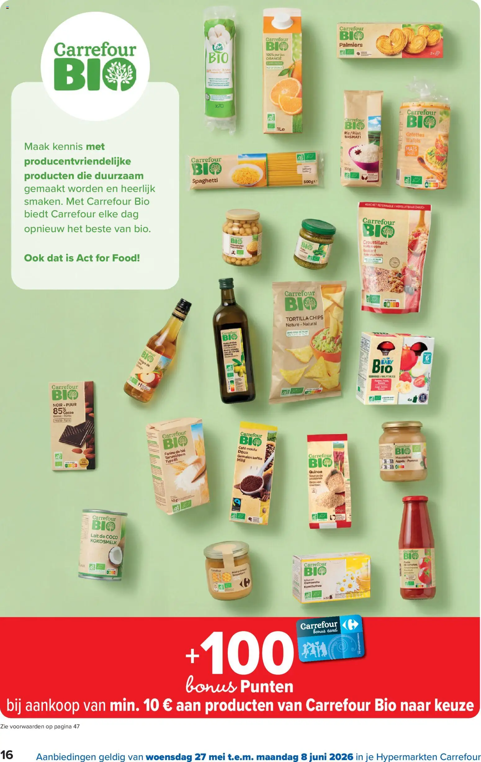 {H1} | Pagina: 16 | Producten: Tortilla, Wafels, Csirkecombfile, Koffie