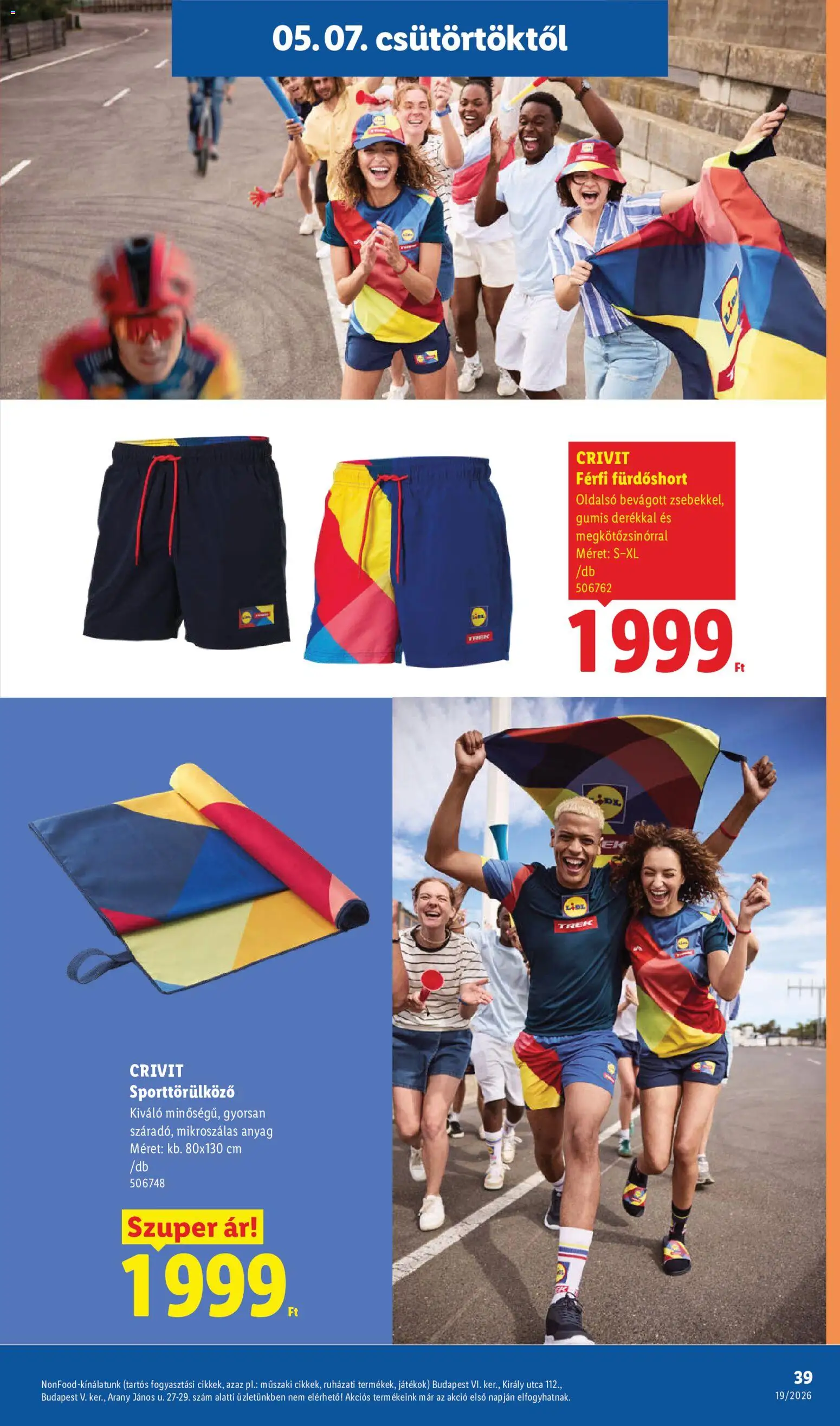 Lidl akciós ujság - amely érvényes a következő dátumtól: 07.05.2026 | Oldal: 39 | Termékek: Játékok