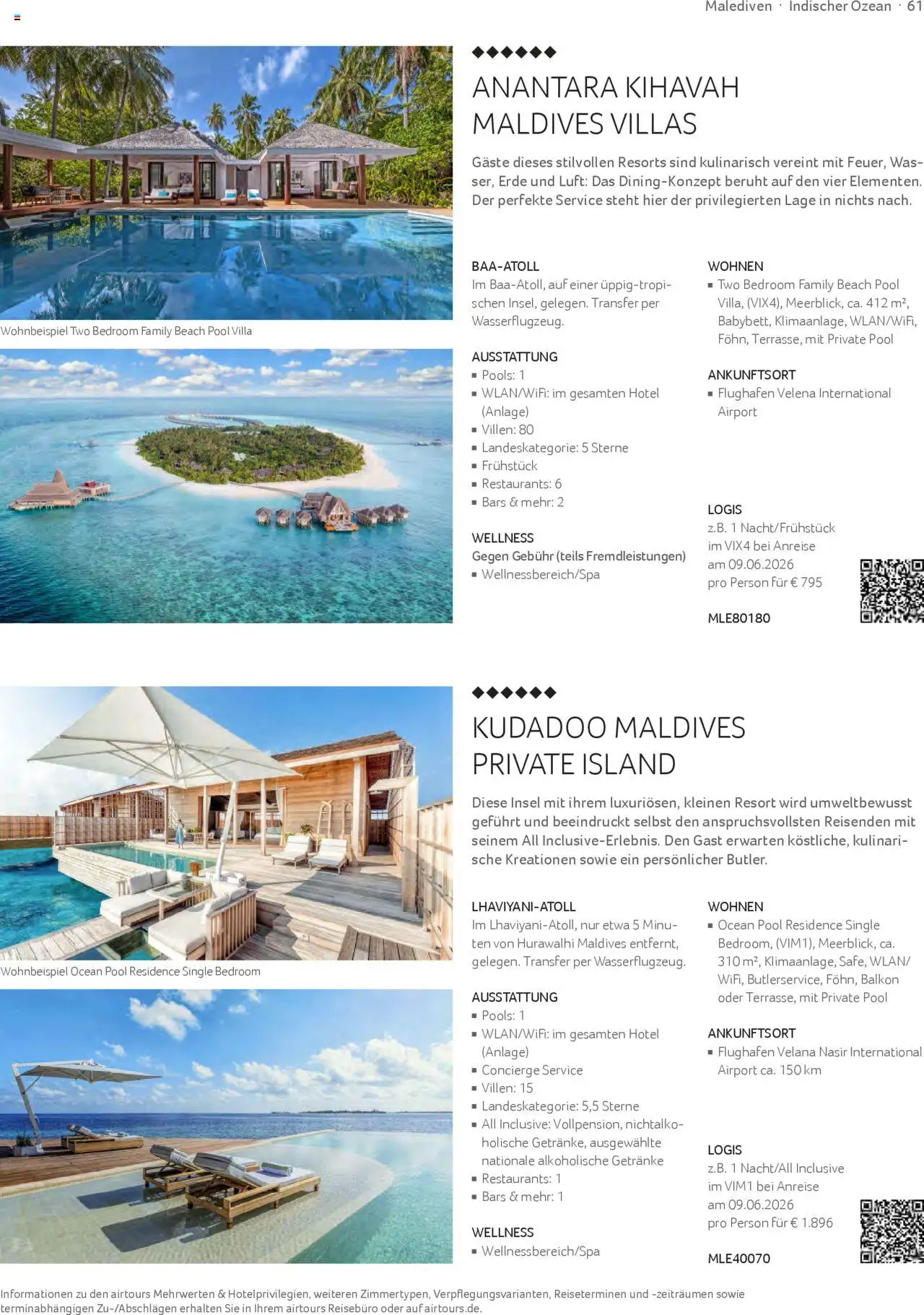 TUI airtours Katalog  Erstklassige Fernreisen 2025/26 – gültig ab 01.11.2025 | Seite: 61