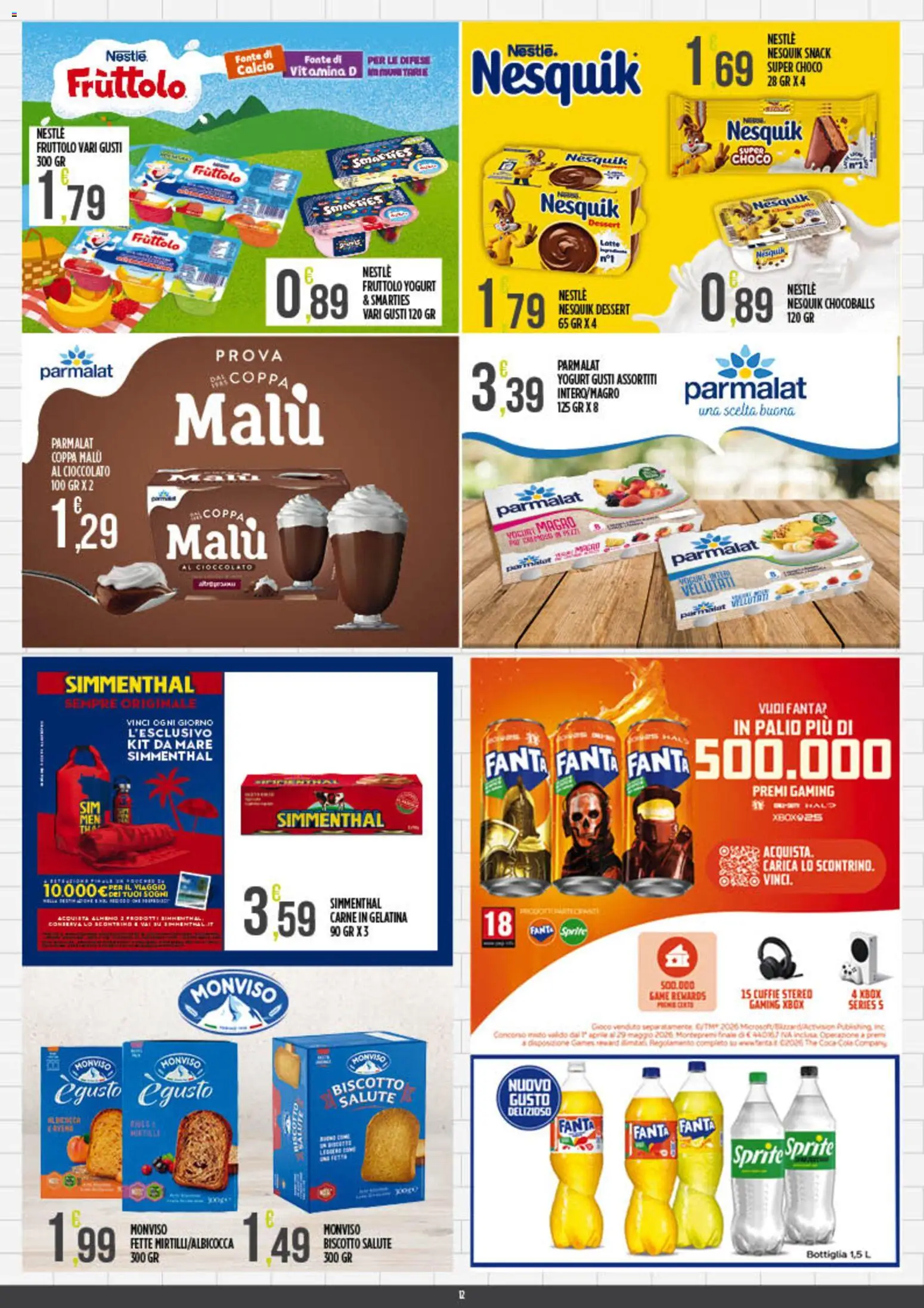 Volantino Euroesse del 04.05.2026 | Pagina: 12 | Prodotti: Cioccolato, The, Cuffie, Bottiglia