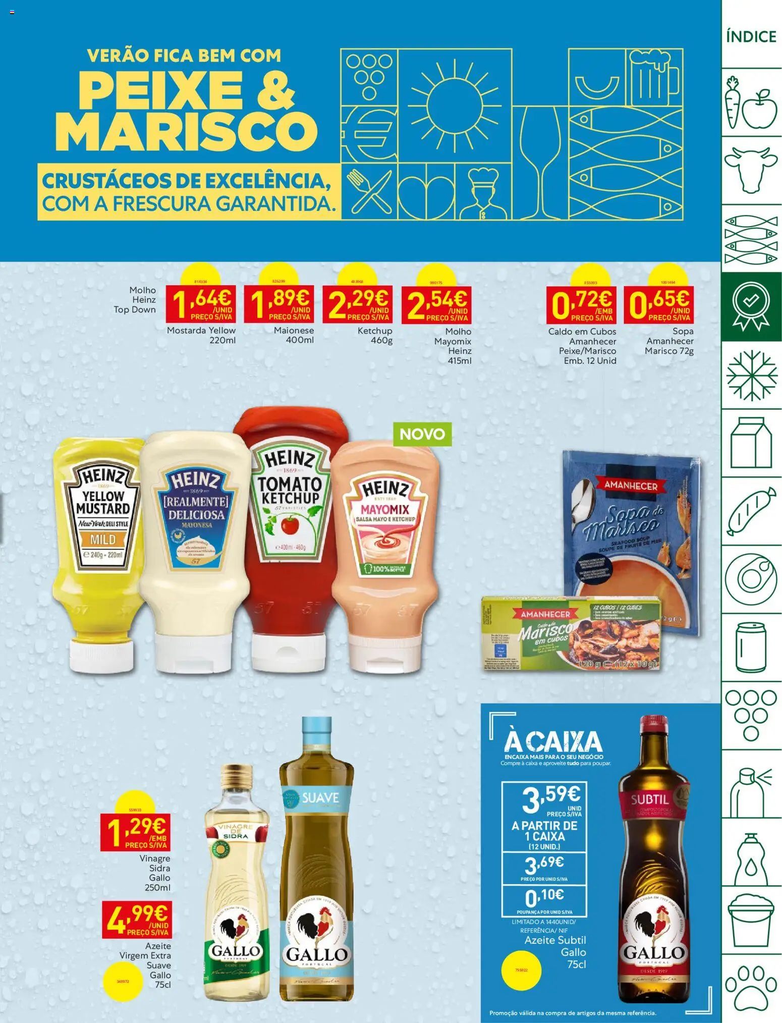 Recheio folheto │ válido de 11/08/2026 | Página: 7 | Produtos: Azeite, Mostarda, Sopa, Peixe