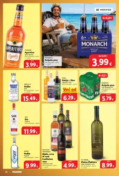 Gin, SAX Gin original - Pregled kataloga iz trgovine Plodine, vrijedi od 06.08.2026 | Stranica: 10