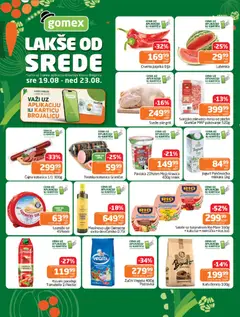 Gomex katalog Lakše od srede - pregled Gomex kataloga - važi od 19.08.2026