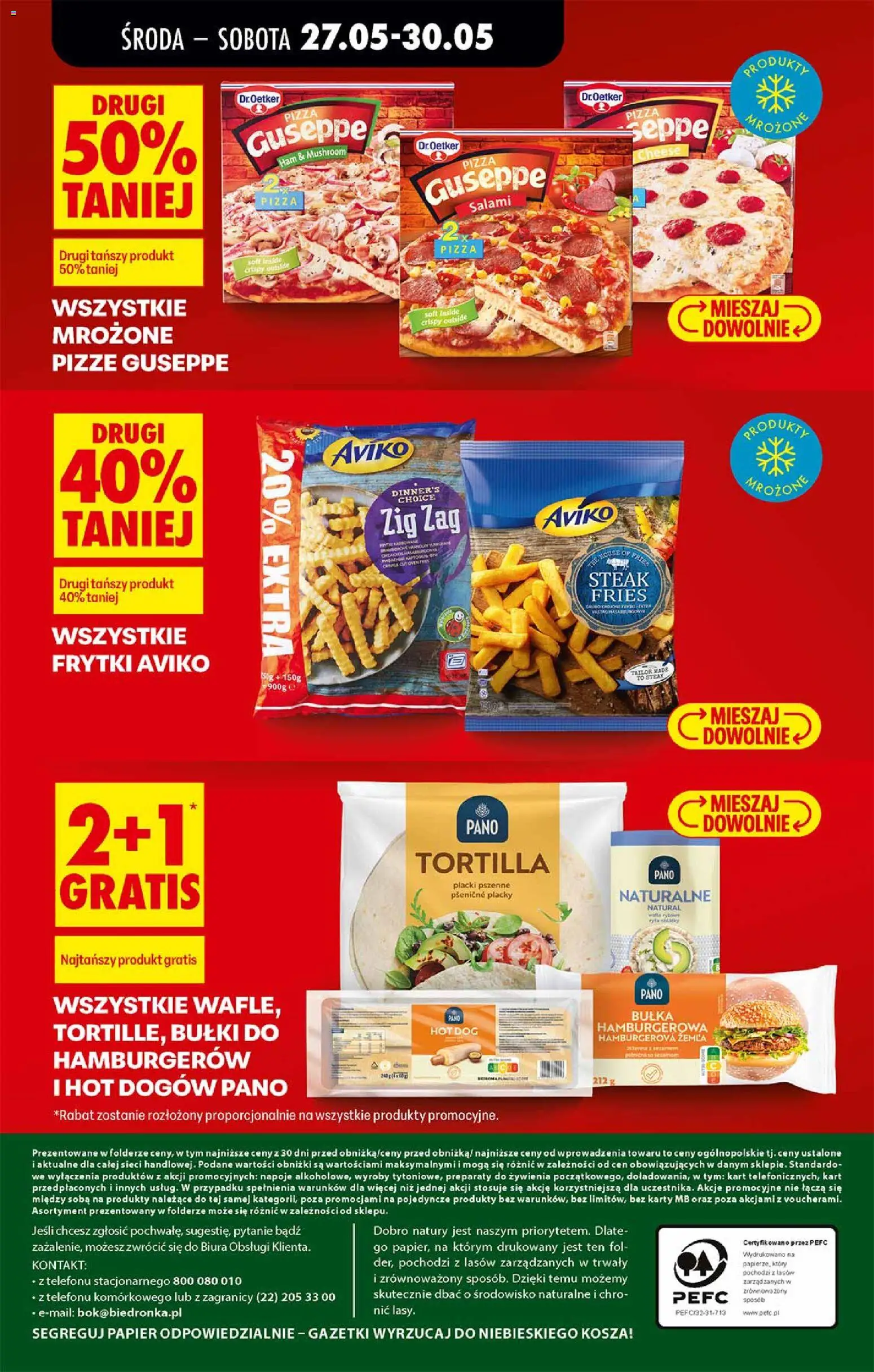 Biedronka gazetka od środy od 27.05.2026 | Strona: 56 | Produkty: Napoje, Tortilla, Bułka, Salami