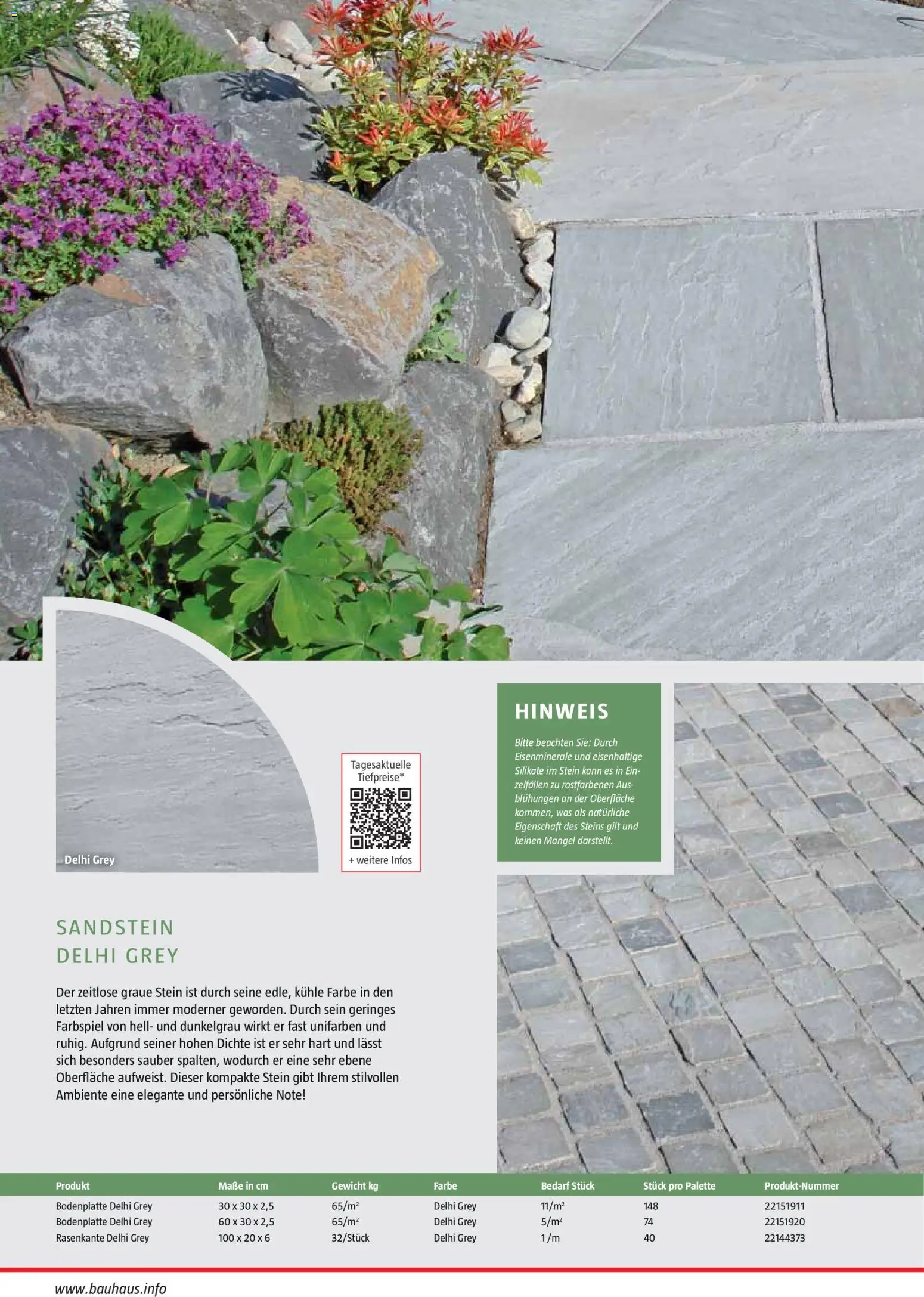 Bauhaus Gartenbaumaterialien gültig ab 01.04.2026 | Seite: 22 | Produkte: Gewicht