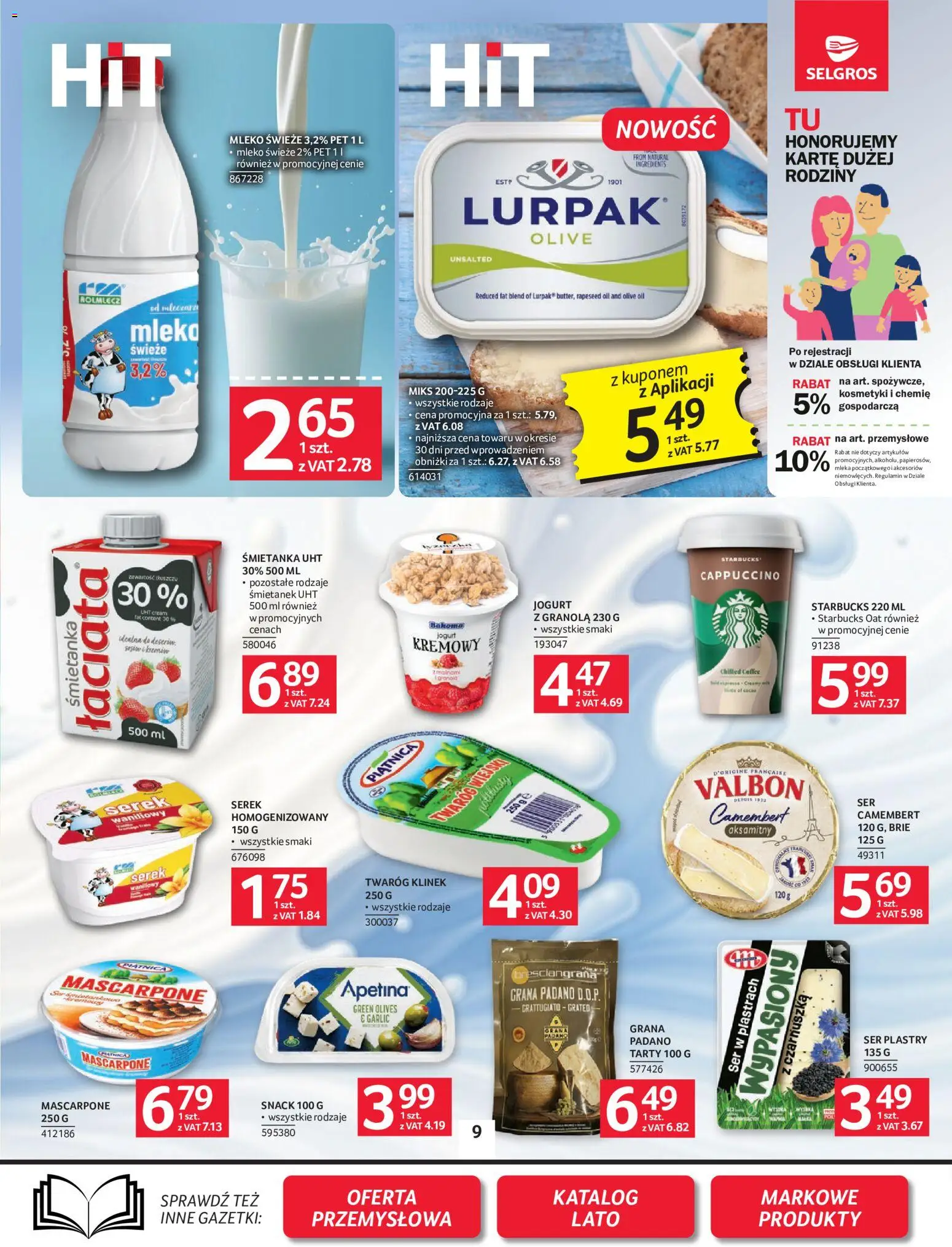 Selgros cash&carry gazetka od 16.07.2026 | Strona: 9 | Produkty: Czarnuszka, Granola, Ser, Jogurt