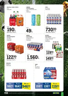 08.06.2026 tarihinden itibaren geçerli olan Metro kataloğu önizlemesi | Sayfa: 11 | Ürünler: Limon, Gazlı içecek, Fanta, Sprite