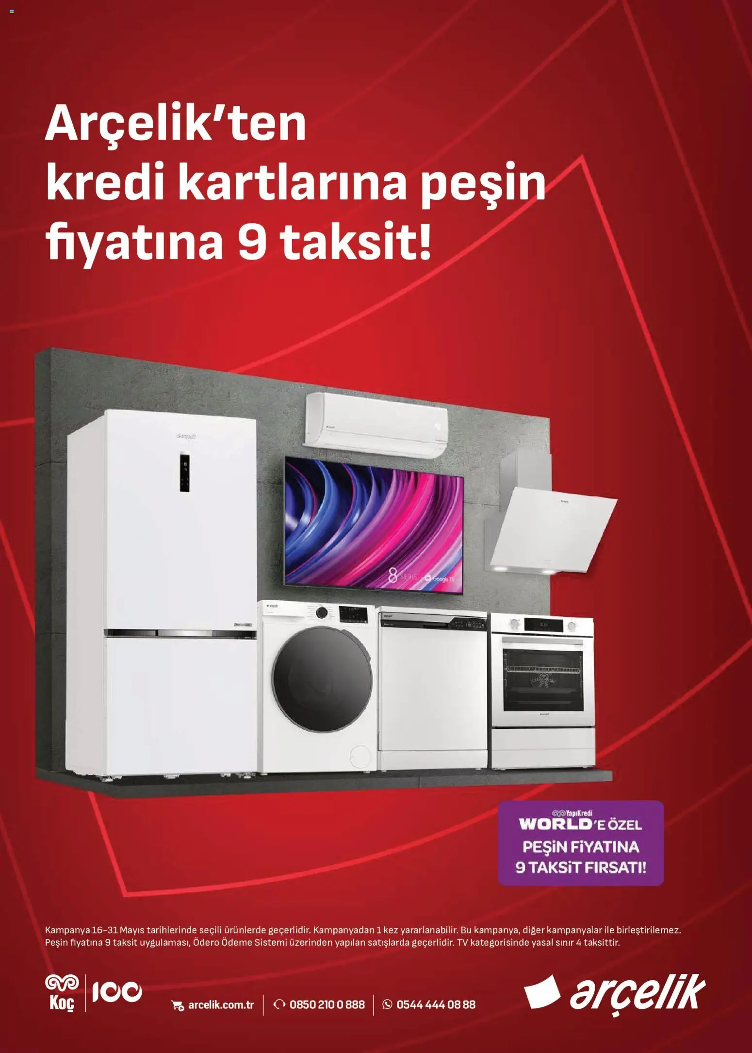 Arçelik Katalog - 16.05.2026 tarihinden itibaren geçerlidir | Sayfa: 114