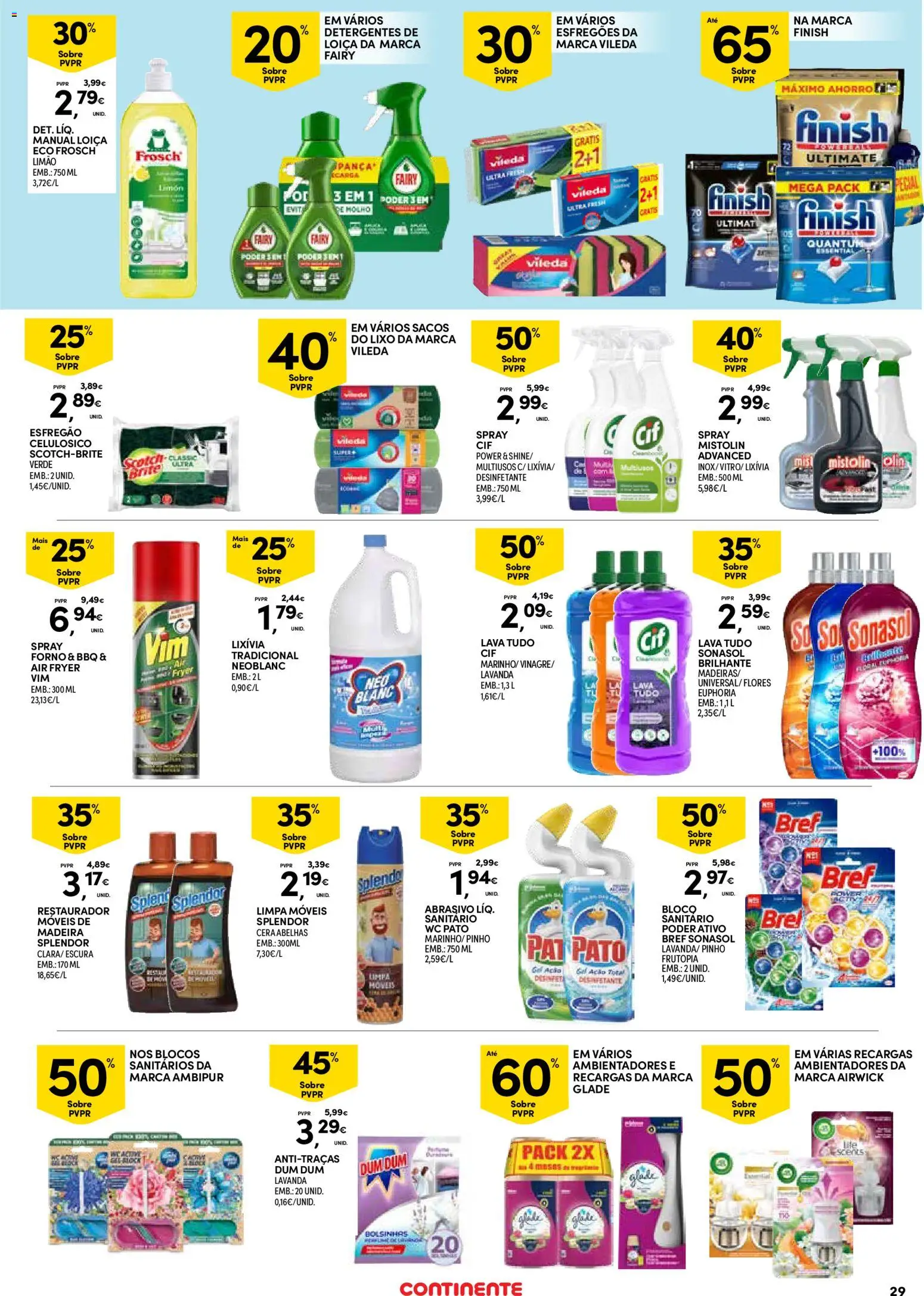 Continente Açores  │ válido de 14.05.2026 | Página: 29 | Produtos: Forno, Air fryer, Detergente, Limpa móveis