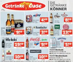 Angebote - Getränke Oase: Getränkeangebote ab 07.09.2026 gültig
