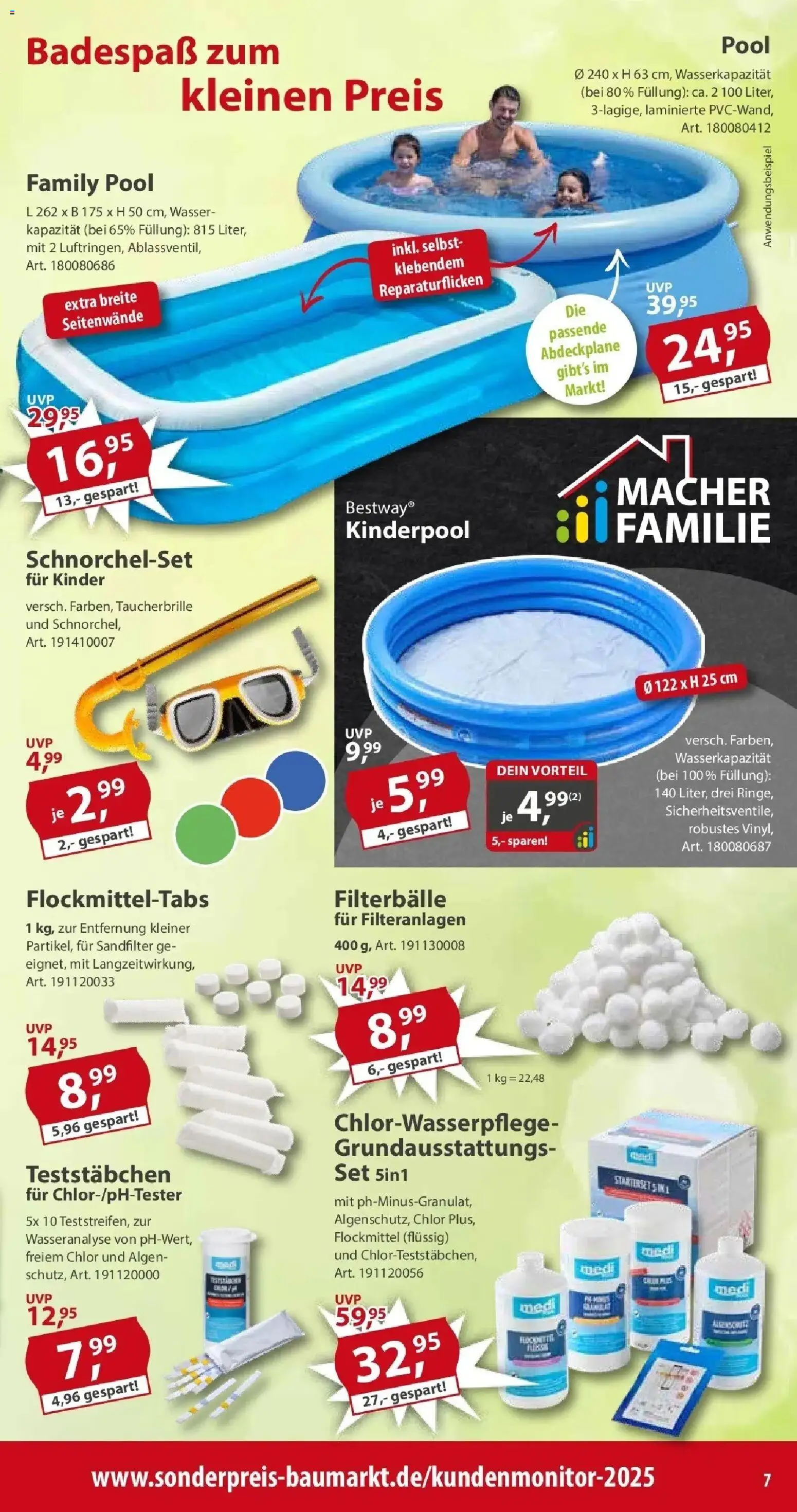 Sonderpreis Baumarkt Aktuelle Angebote – gültig ab 25.04.2026 | Seite: 7 | Produkte: Wasser