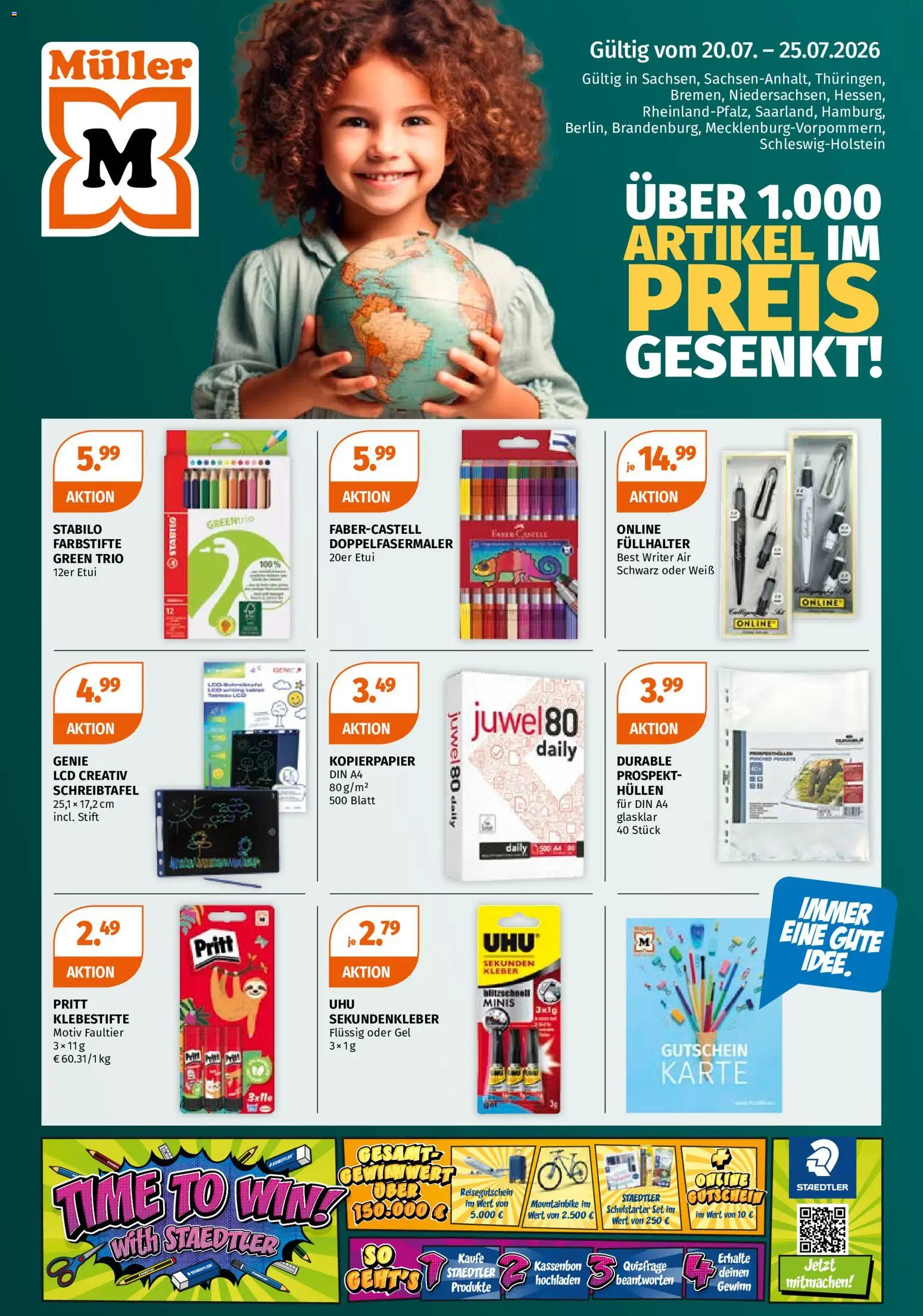Müller Die Schule ruft (ab 20.07.2026) zum Blättern catalogue cover
