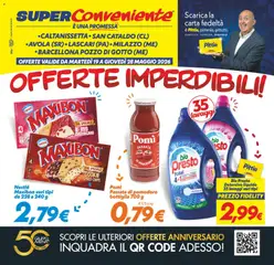 Anteprima del volantino SuperConveniente volantino Caltanissetta, San Cataldo, Avola, Lascari, Milazzo, Barcellona valido a partire dal 19.05.2026