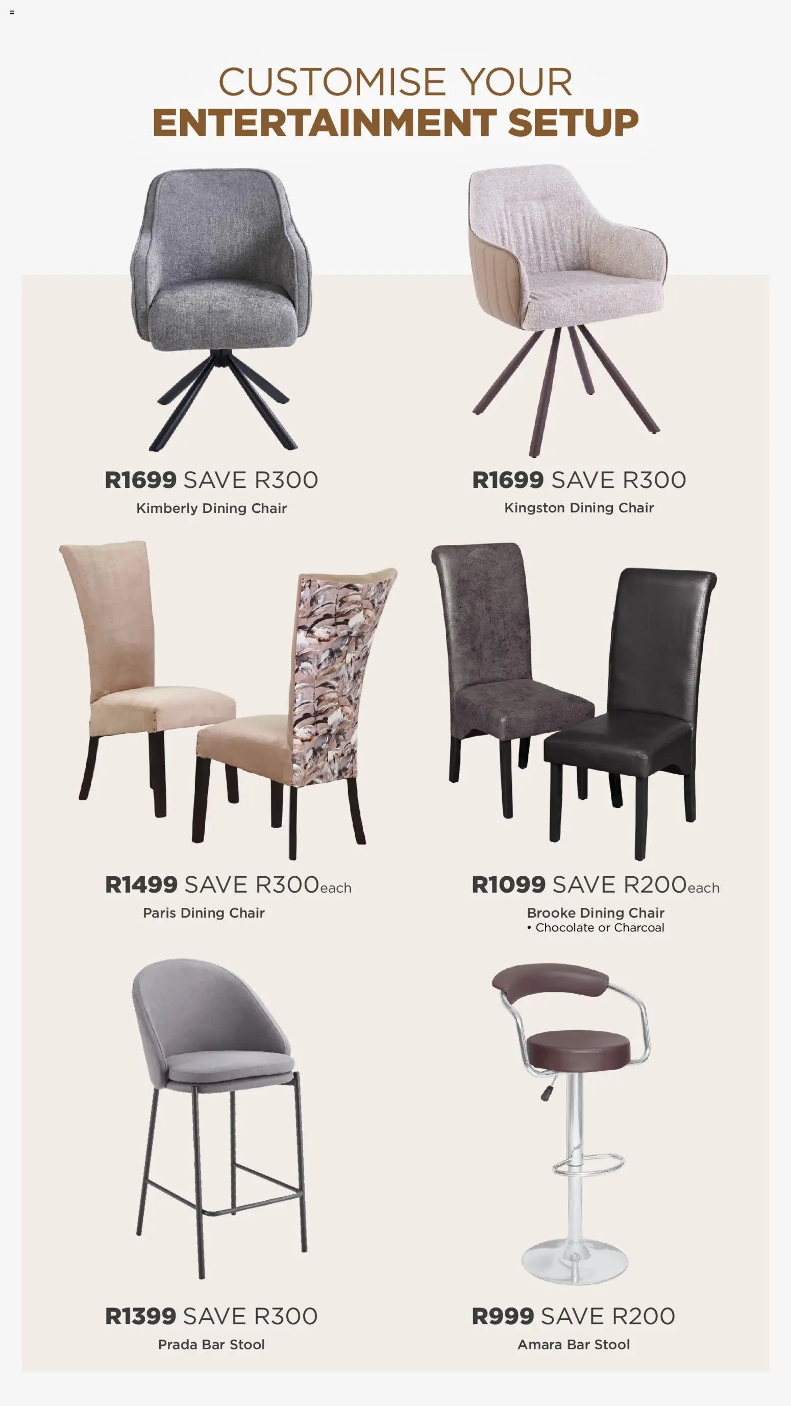 New House and Home catalogue – valid from 20/07/2026 | Page: 18 | Products: Stool, Chair, Chocolate, Bar stool
