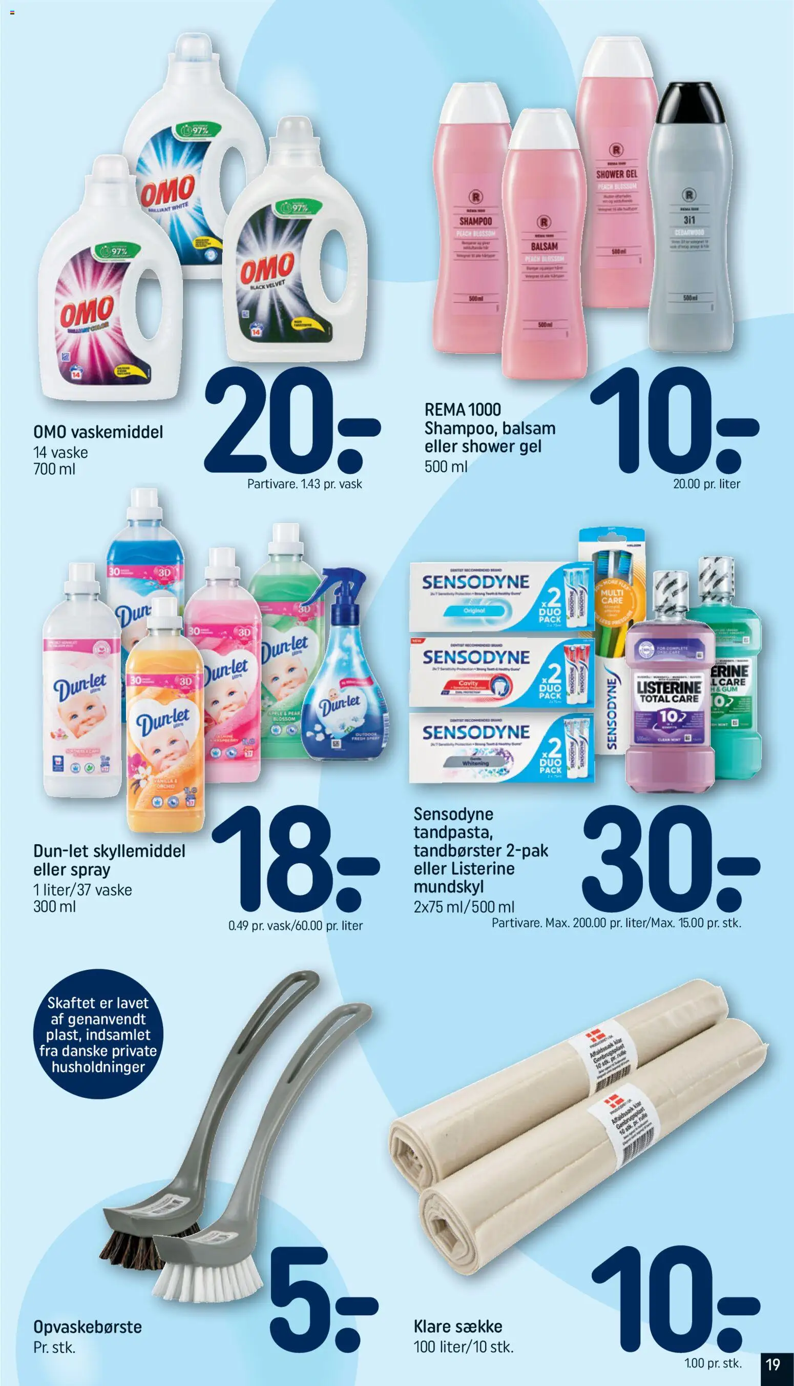 Rema 1000 tilbudsavis – gyldig fra 12/07/2026 | Side: 21 | Produkter: Shampoo, Balsam, Mundskyl, Skyllemiddel