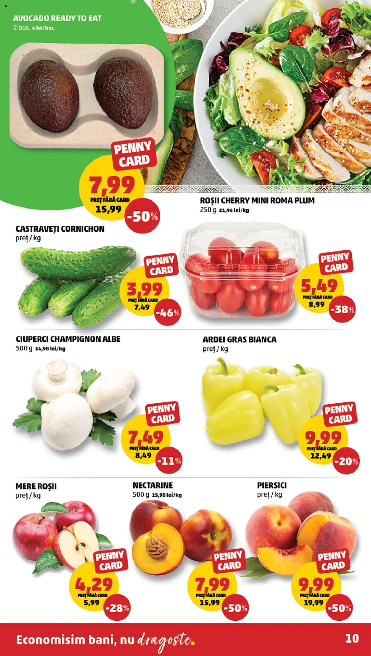 Noul catalog PENNY – valabil de la 20.05.2026 | Pagină: 10 | Produse: Mere, Roșii, Castraveți, Avocado