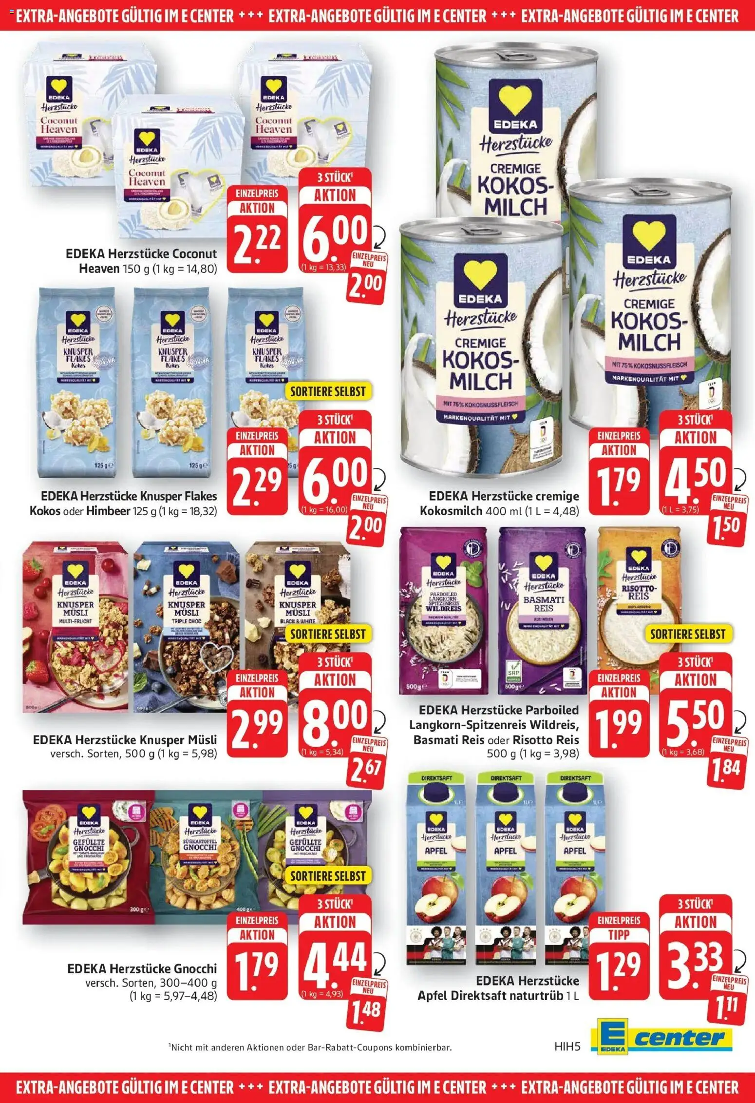 Edeka Prospekt Filderstadt-Bonlanden (ab 24.08.2026) » Angebote Online | Seite: 25 | Produkte: Gnocchi, Milch, Äpfel, Kokosmilch