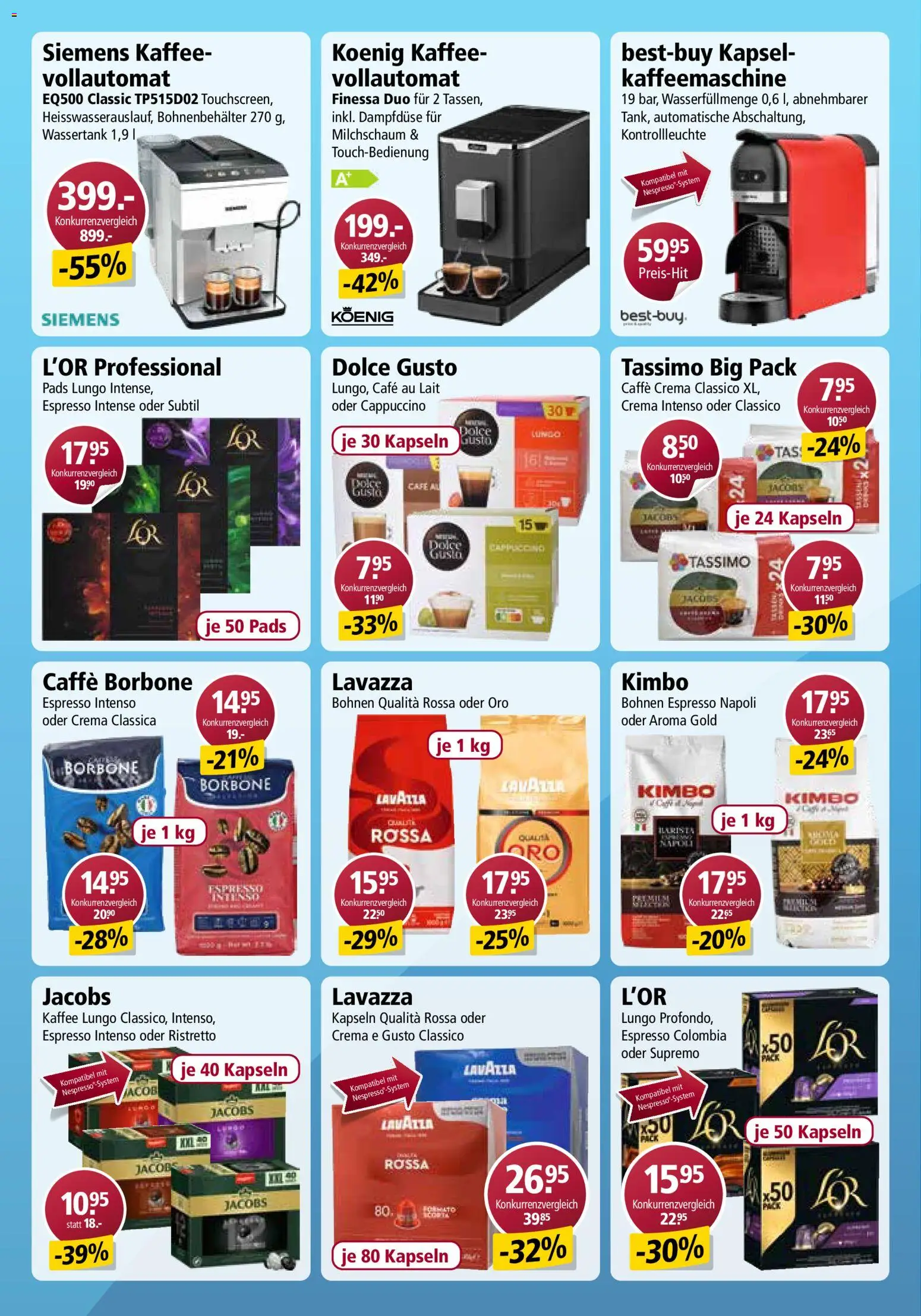Otto's aktionen Online – gültig ab 10.10.2026 | Seite: 4 | Produkte: Kaffee, Cappuccino, Kapsel, Kaffeemaschine