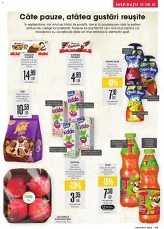 Ofertele Mega Image valabile de la 27.08.2026 | Pagină: 15 | Produse: Bautura racoritoare, Napolitane, Ananas, Cireșe