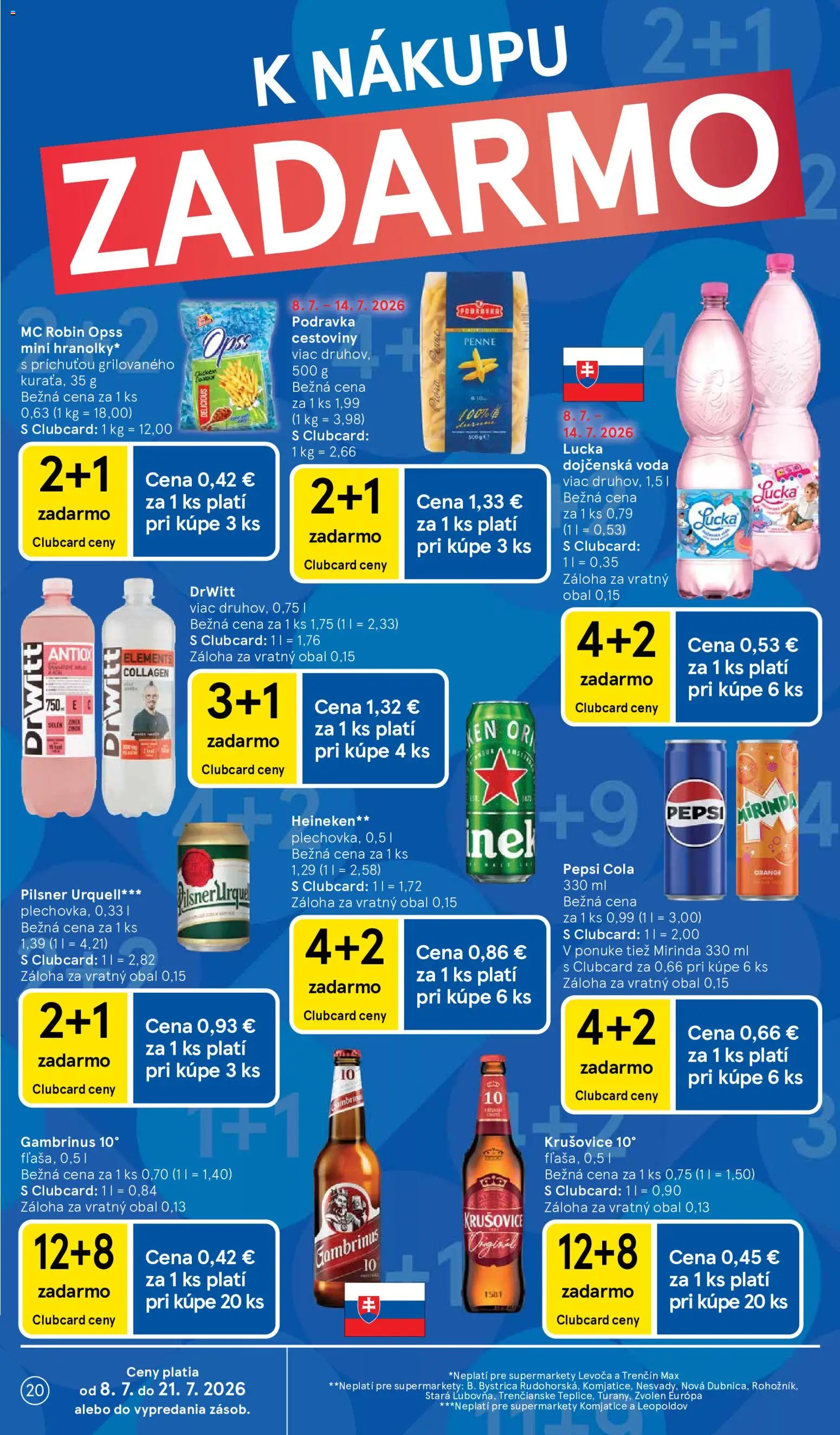 Nové Tesco akcie – leták je platný od 08.07.2026 | Strana: 20