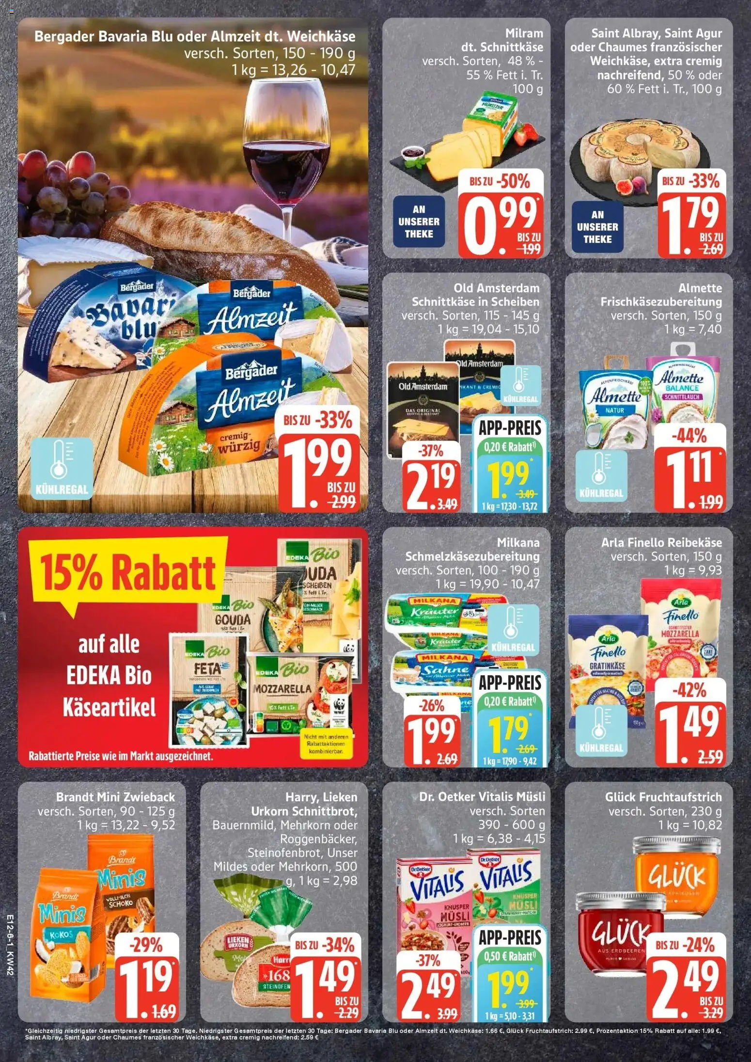 Edeka Prospekt Sterup (ab 12.10.2026) » Angebote Online | Seite: 6 | Produkte: Almette, Mozzarella, Gouda, Erdbeeren