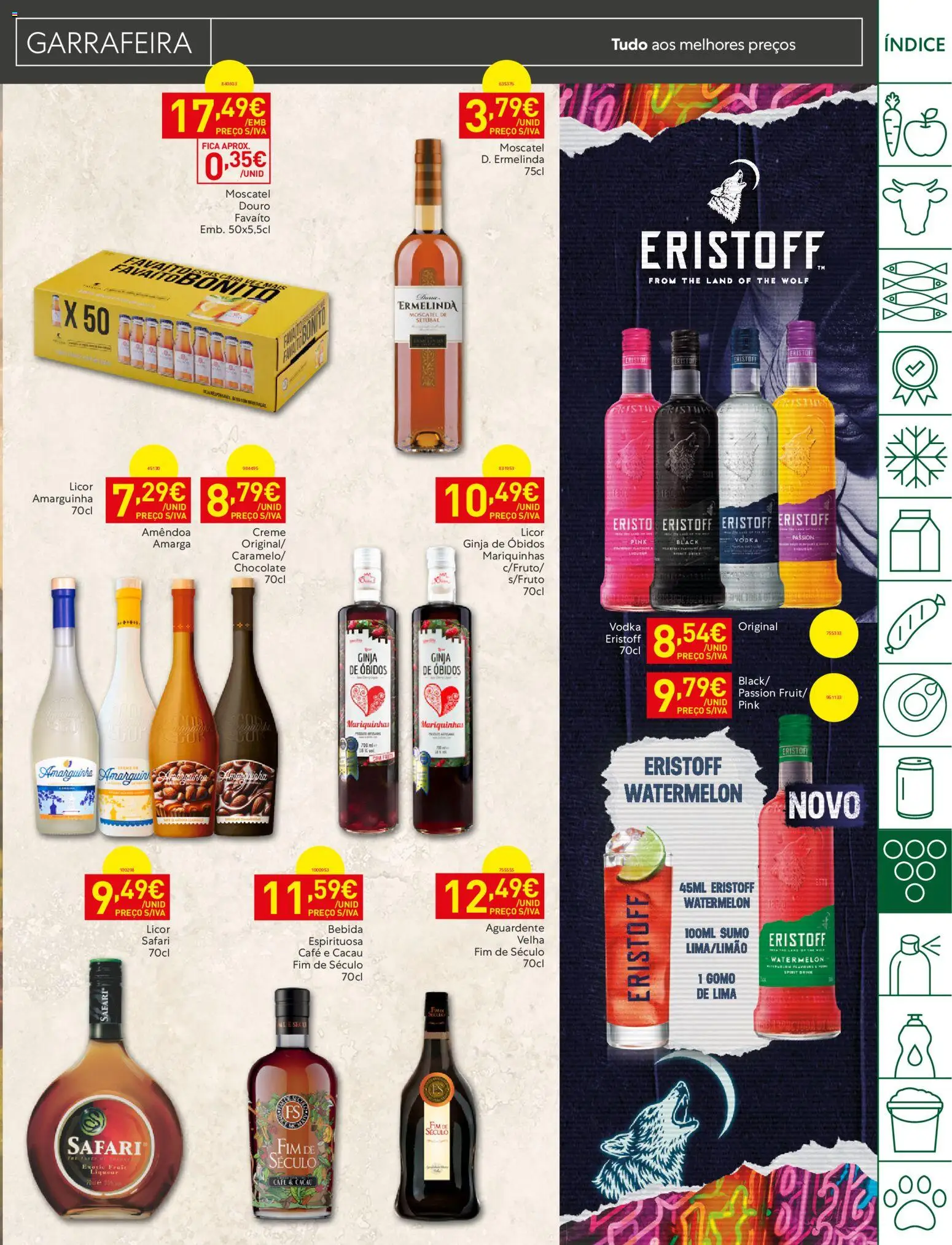 Recheio folheto │ válido de 18/08/2026 | Página: 29 | Produtos: Licor, Creme, Vodka, Bebida
