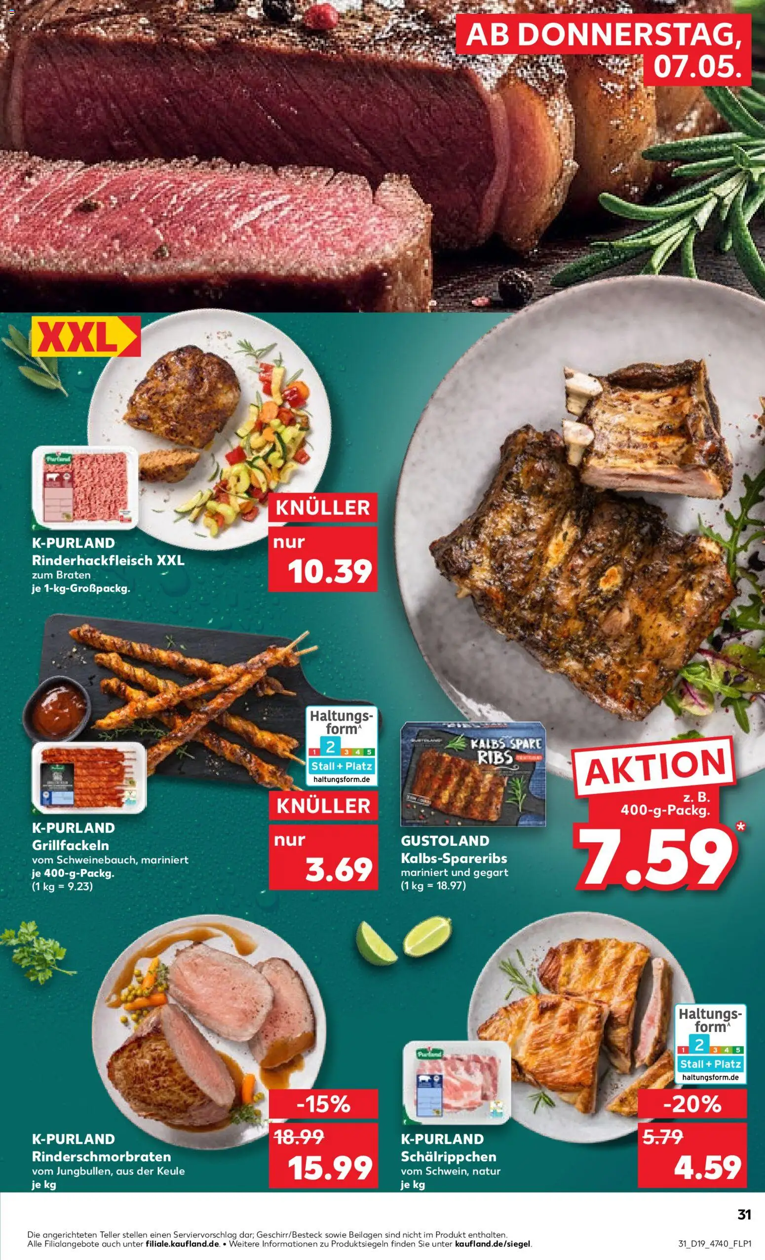 Kaufland Prospekt Hannover	 – gültig ab 07.05.2026 | Seite: 31 | Produkte: Spare ribs
