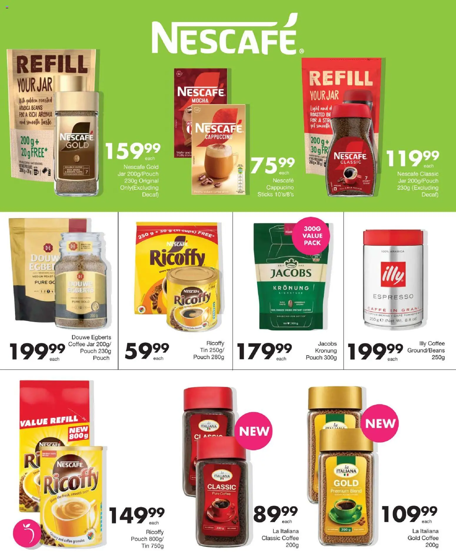 New Save catalogue – valid from 29/10/2026 | Page: 33 | Products: Beans, Light, Coffee, Instant coffee