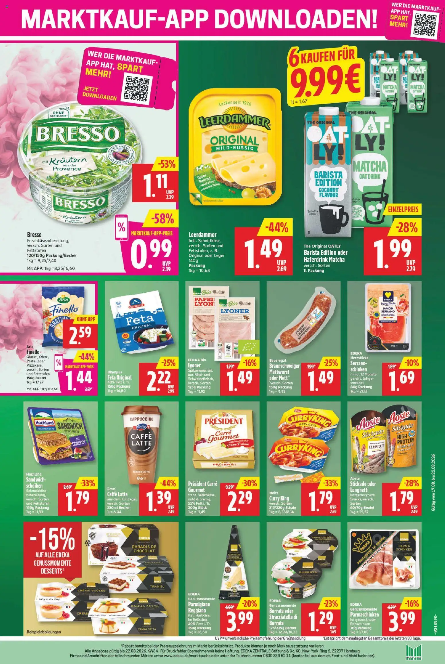 Marktkauf Prospekt – gültig ab 17.08.2026 | Seite: 9 | Produkte: Ofen, Leerdammer, Meica, Pasta