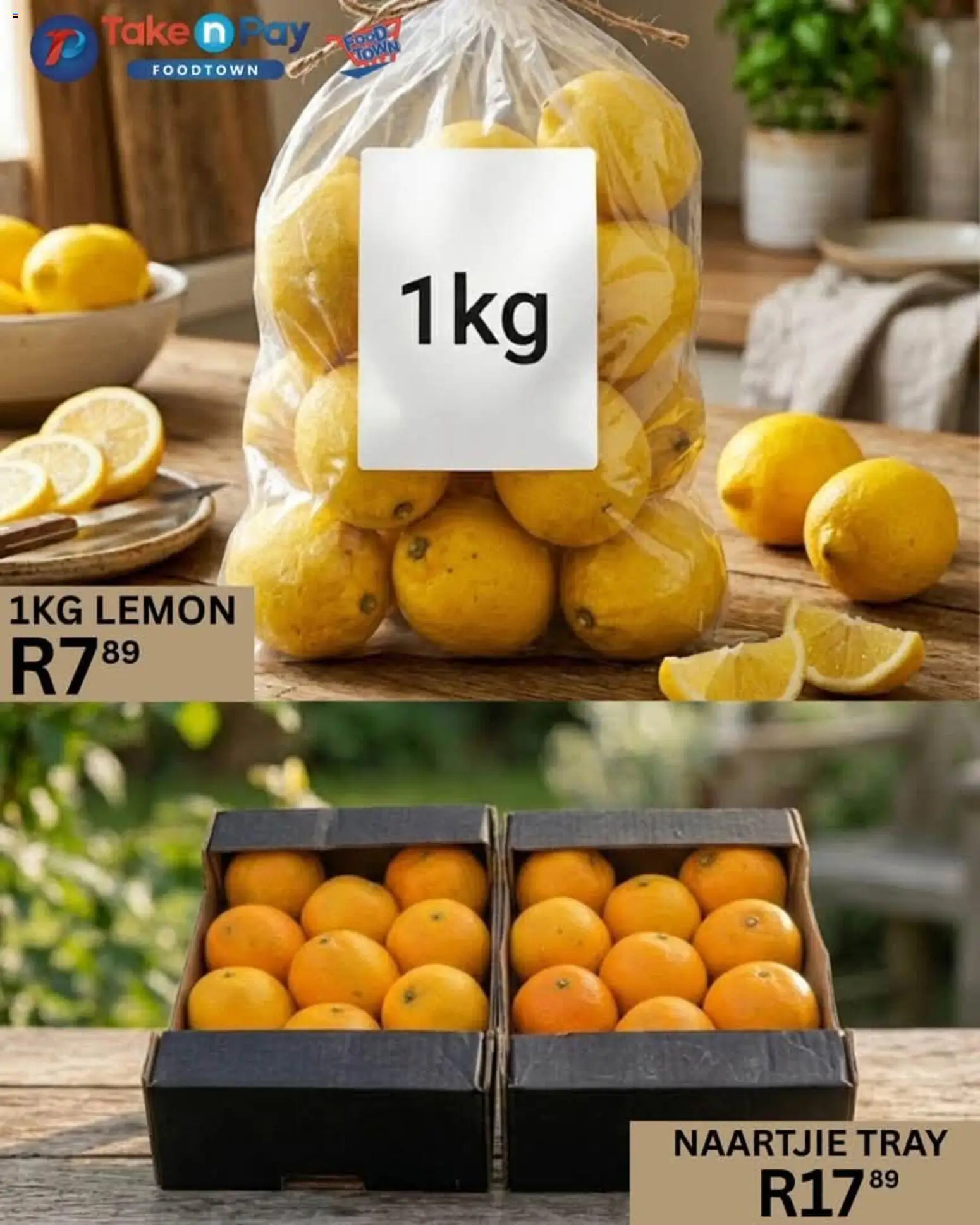 New Take n Pay catalogue – valid from 24/07/2026 | Page: 16 | Products: Tray, Lemon